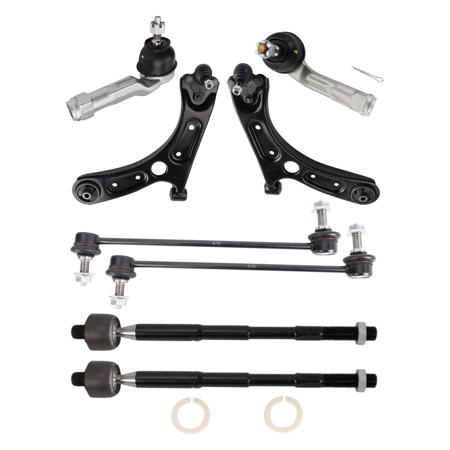 TRQ PSA60577 Control Arm & Suspension Kit For Hyundai Elantra 17-19 Front