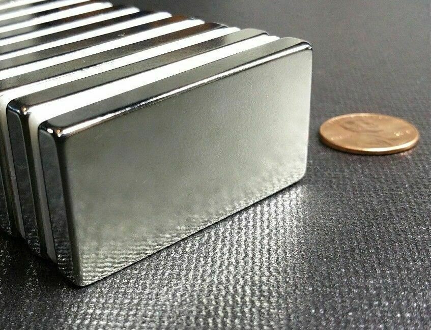 200Pcs Strong Magnets 20*10*2mm N52 Grade Neodymium Block Thin Rectangle Magnet
