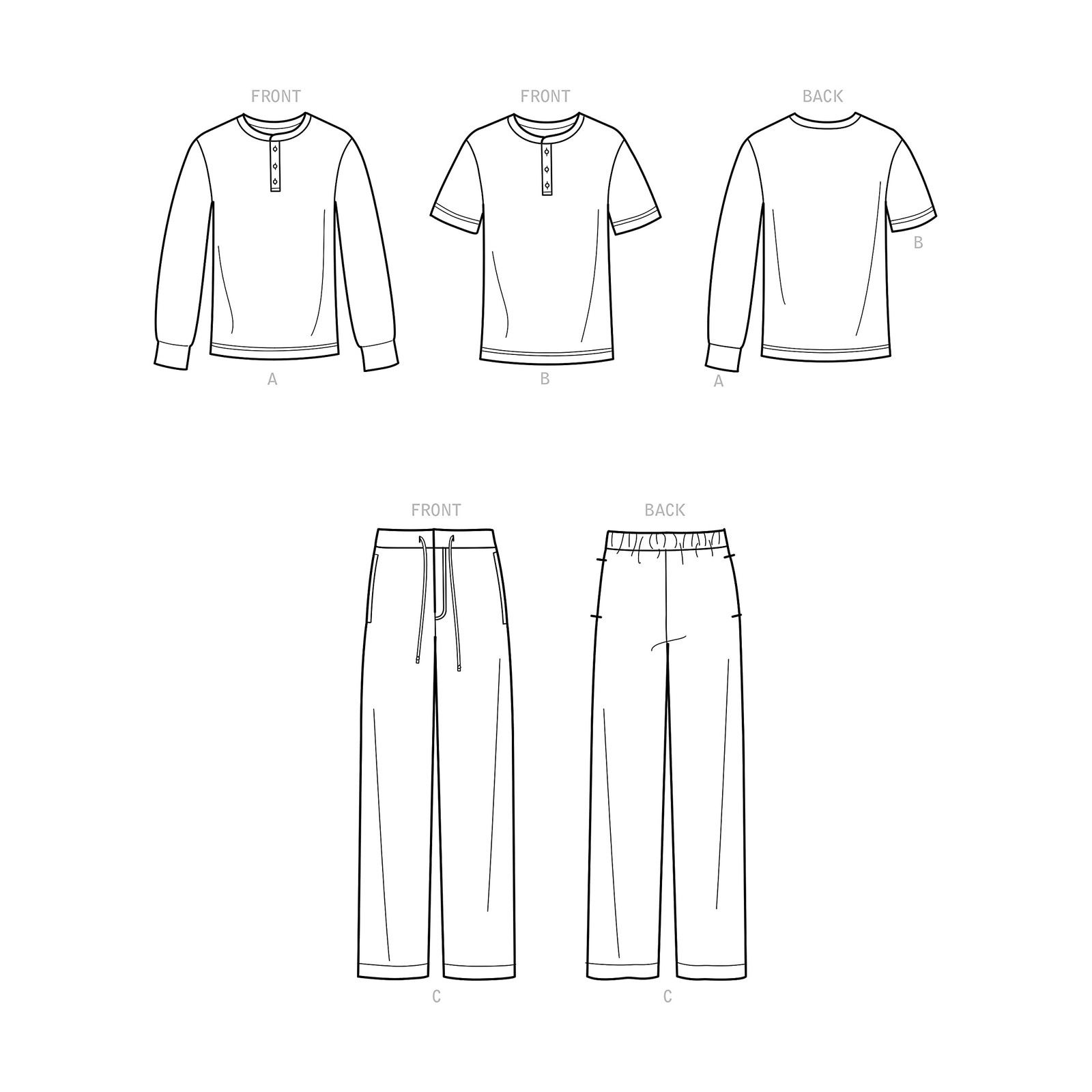 Pattern XS - XXL