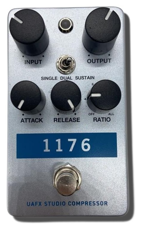 UNIVERSAL AUDIO 1176 UAFX Studio Compressor Pedal 3466 Tested & Works