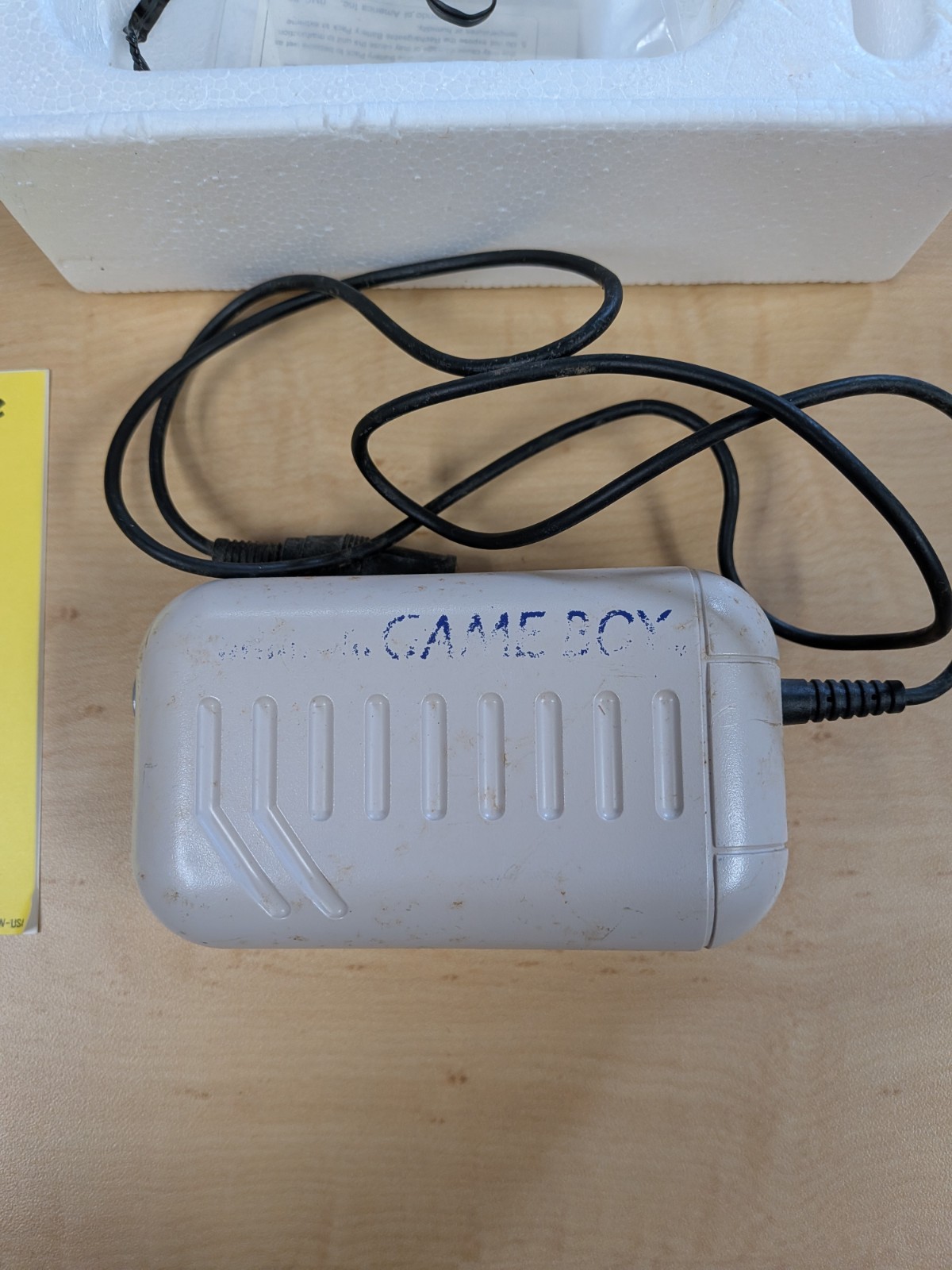Nintendo Original Game Boy Rechargeable Battery Pack AC Adapter And Box Untested