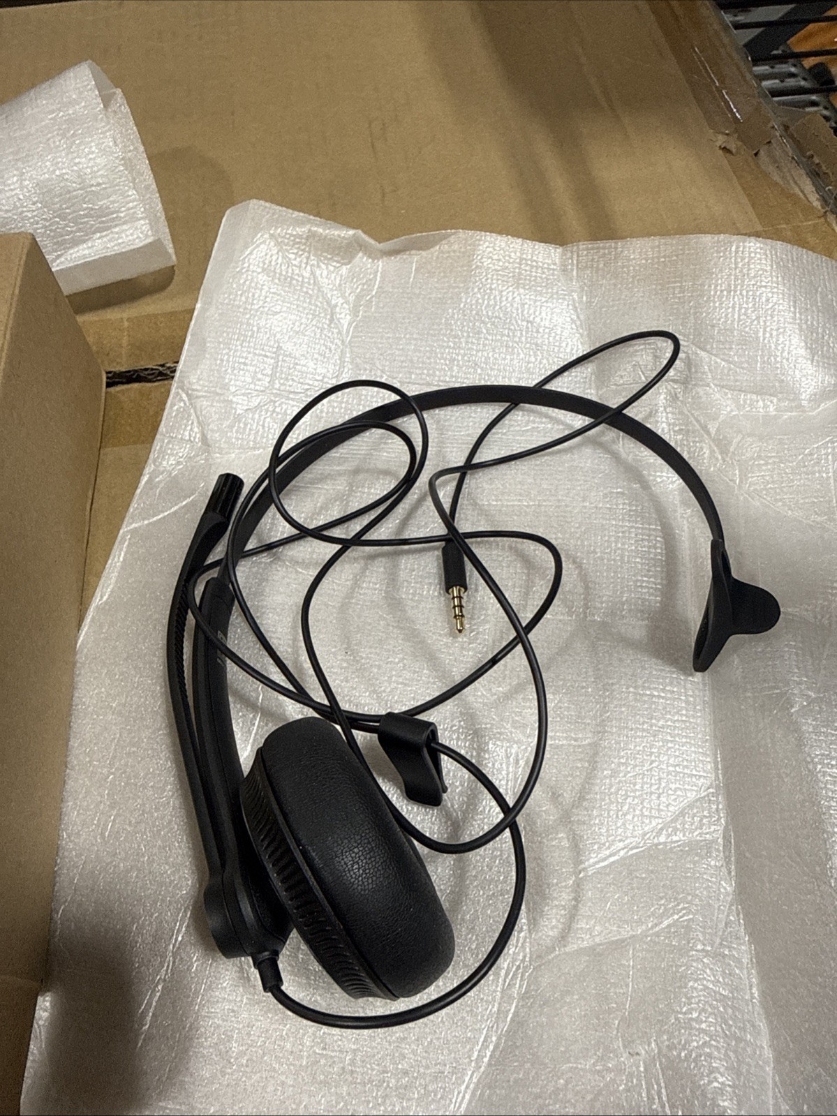 Yealink UHM341 Mono 3.5mm Headset Noise Canceling Mic Phone PC Laptop Work Offic