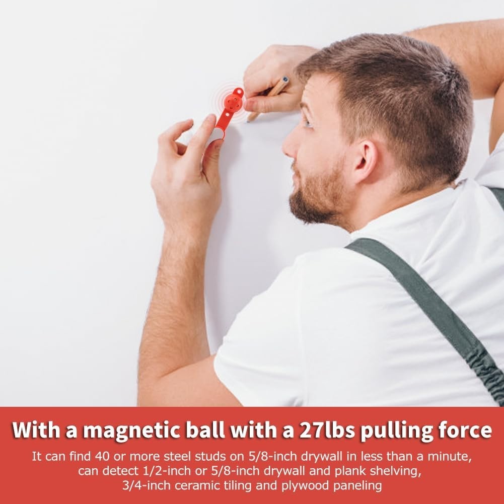 Magnetic Stud Finder, 27 Pounds Stud Ball, Stud Finder Wall Scanner, Detect M...