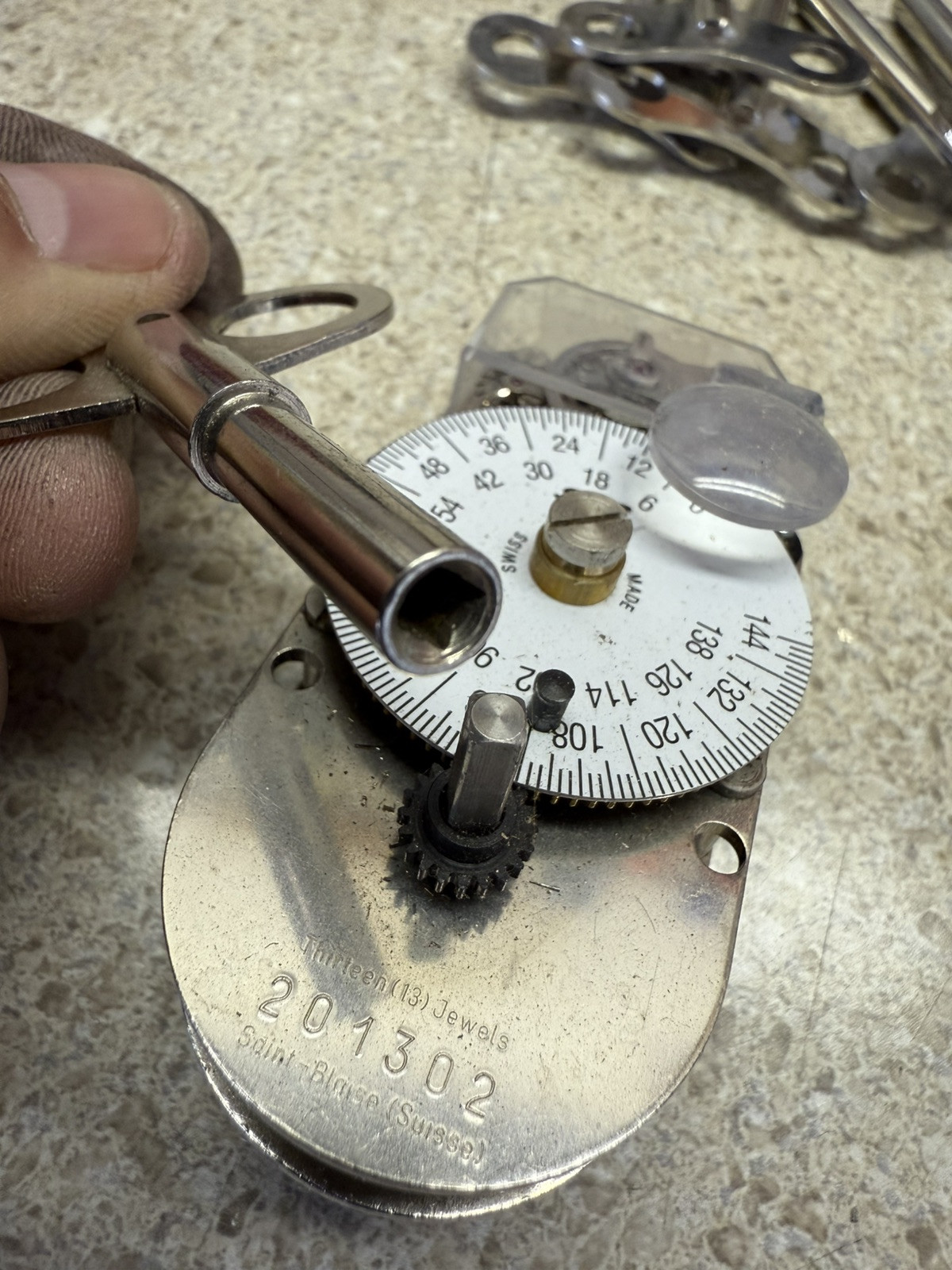 Time lock Winding key #4 Standard Size.