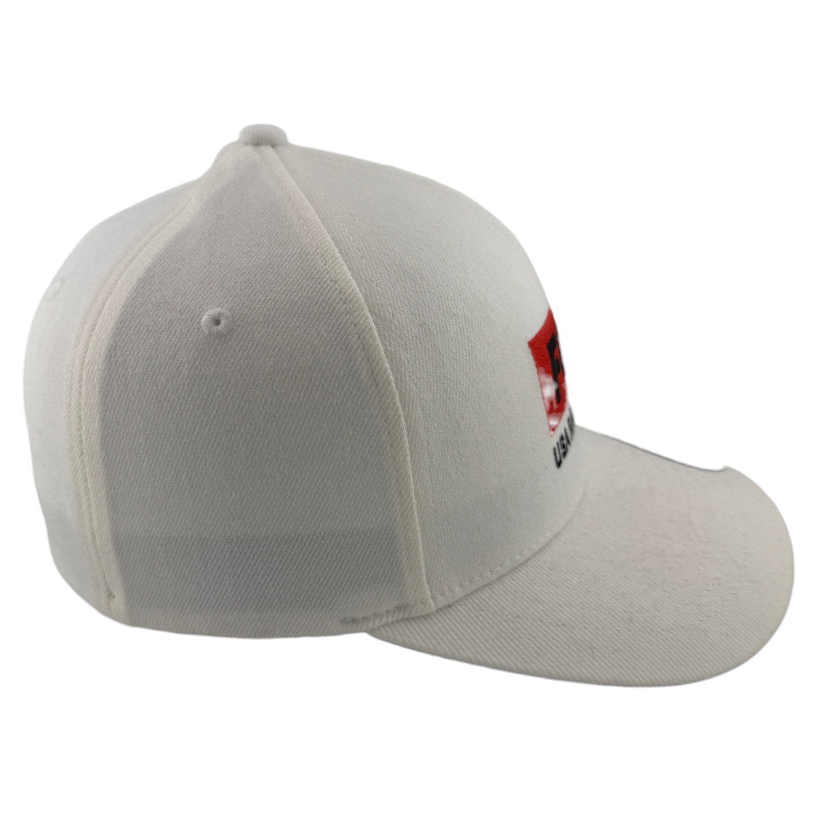 Fox Racing USA Div. 1974 Dial White A-Frame Stretch Flex Fit Adult Hat Cap