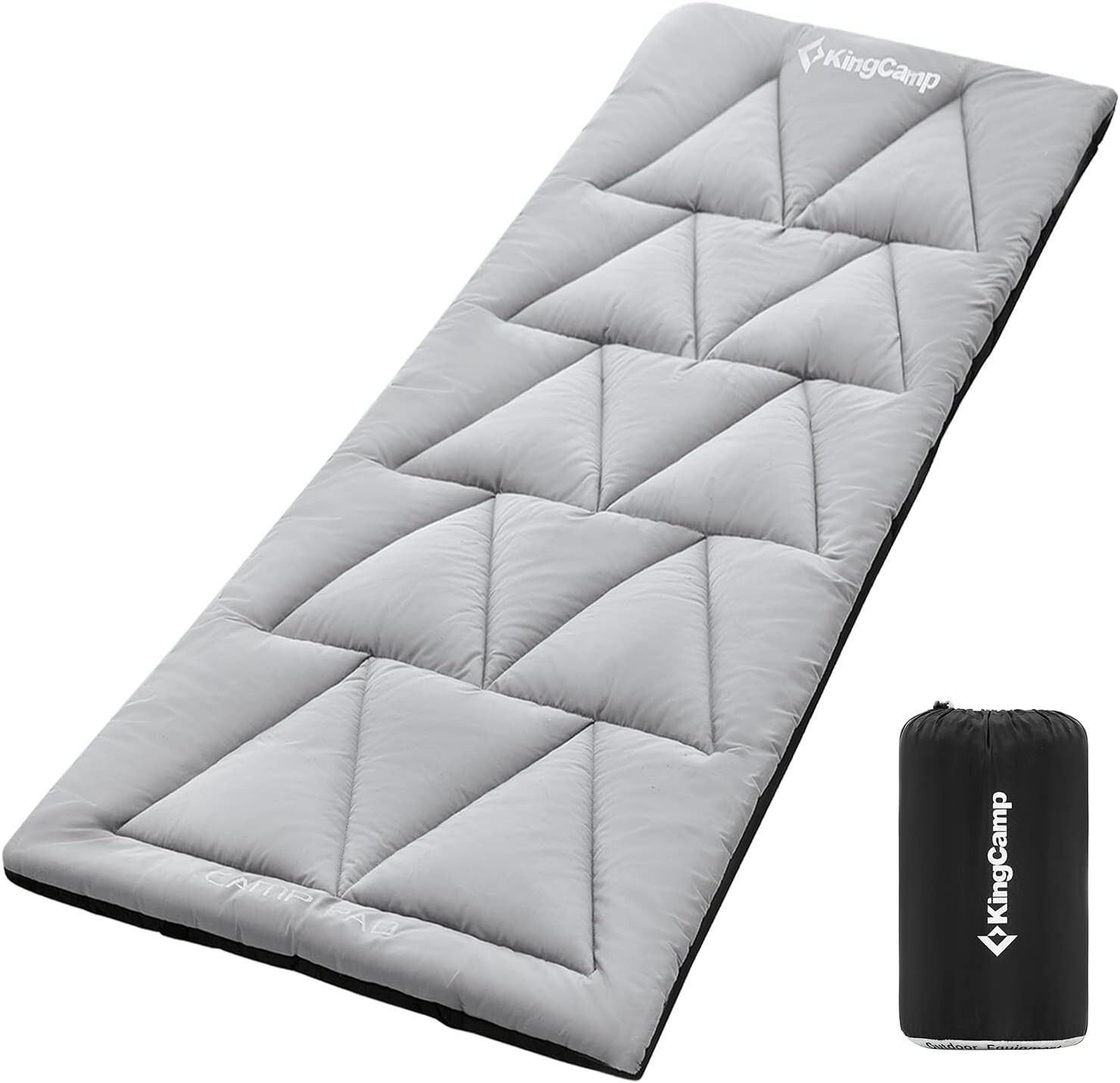 KingCamp Cot Pad For Camping, Comfortable Lightweight Mat