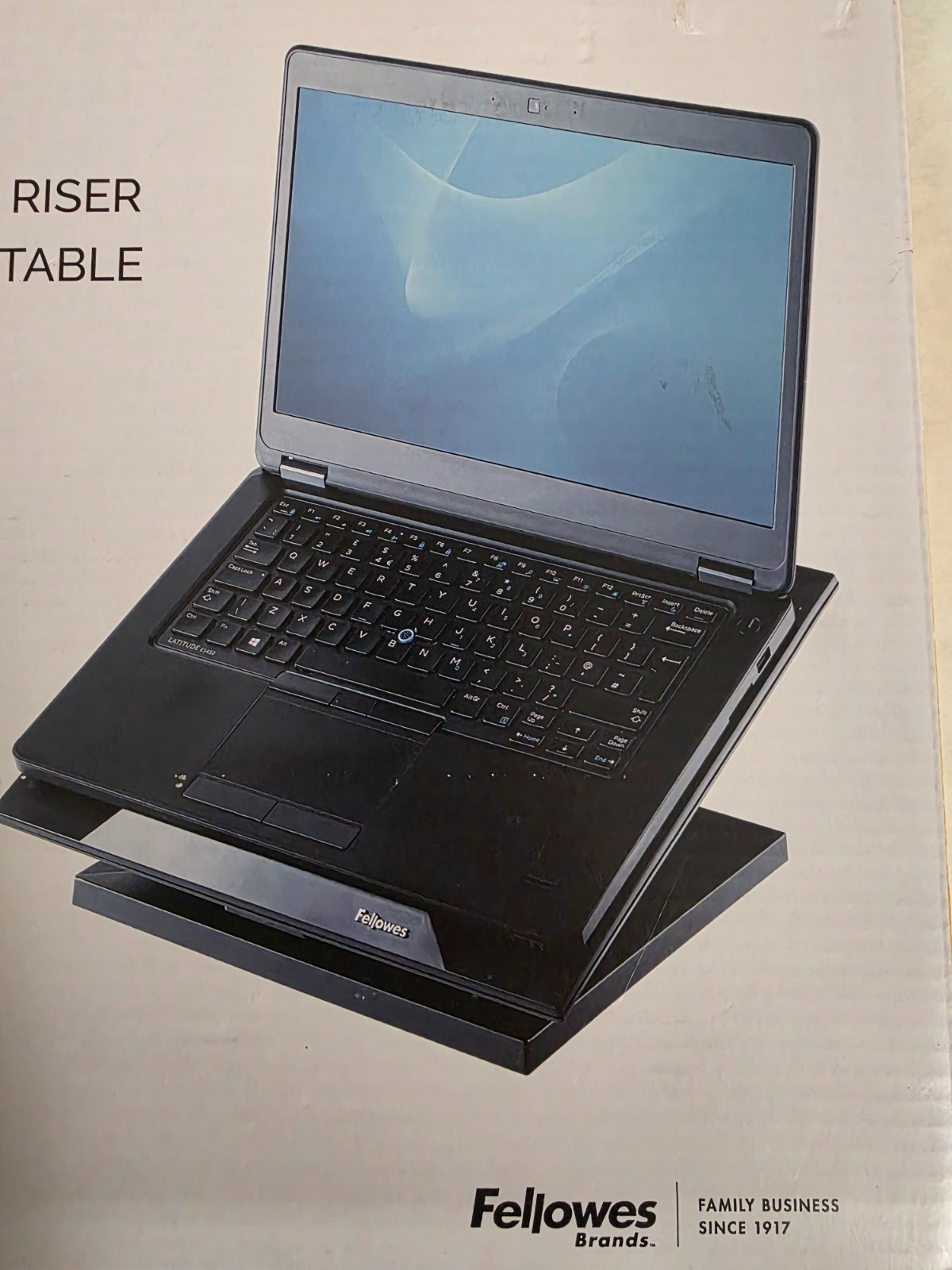 Fellowes Designer Suites Laptop Riser in Black