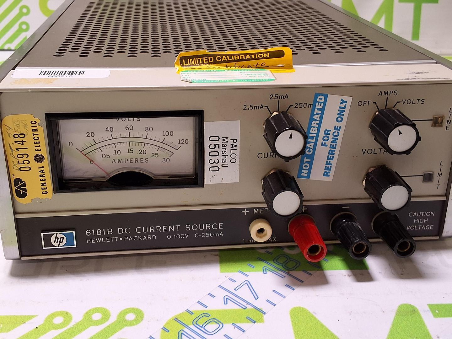 HEWLETT PACKARD 6181B DC CURRENT SOURCE
