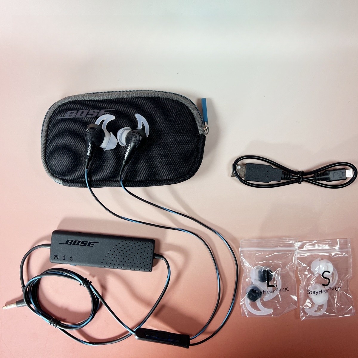Bose QuietComfort 20 Noise Cancelling Headphones, Black, for Android