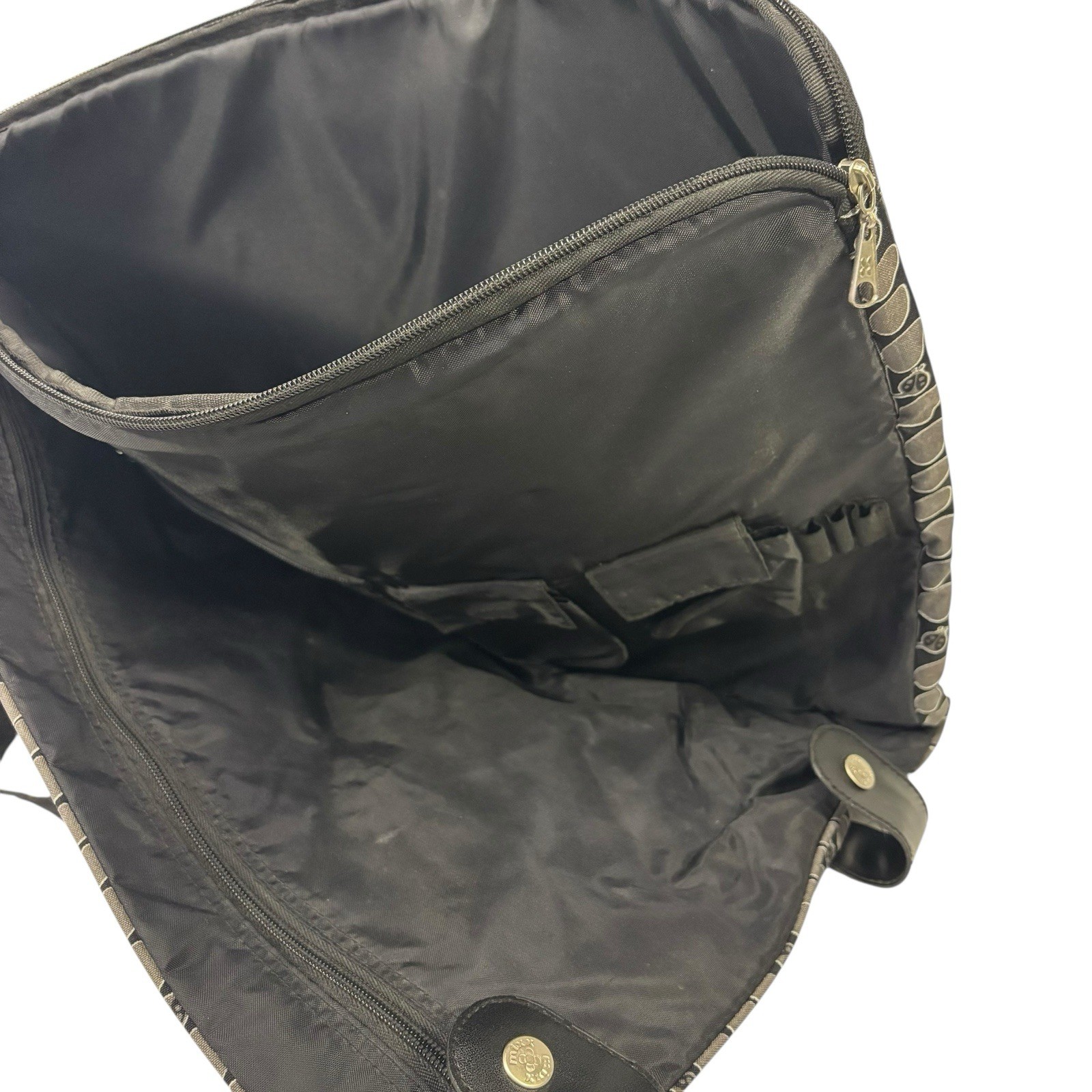 MXX Black Laptop Tablet Tote Computer Briefcase Padded Expandable & Opens Flat