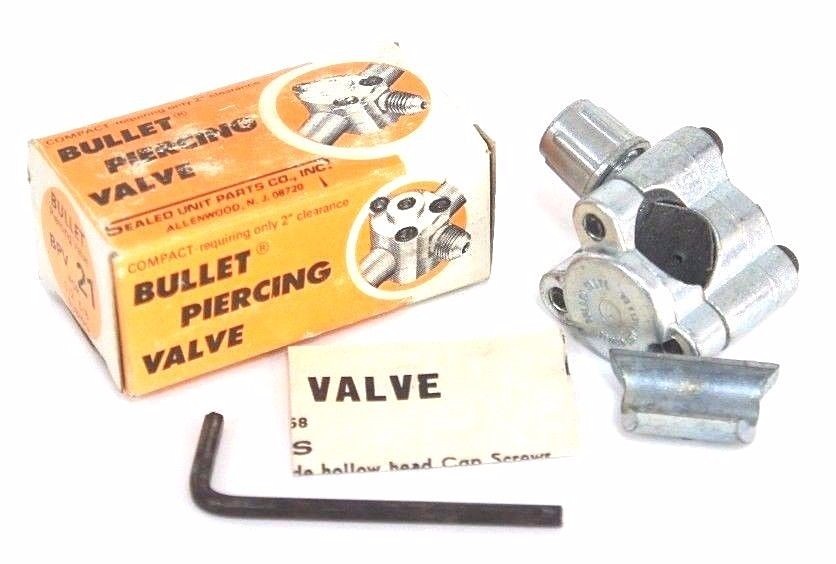 NIB BULLET PIERCING VALVE BPV 21 FOR 1/2" AND 5/8" TUBING