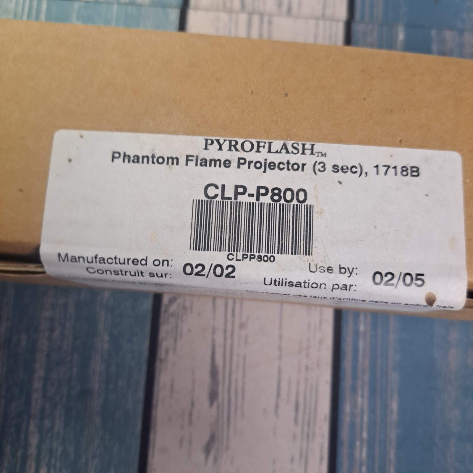 LE MAITRE Phantom Flame Projector FLASH REPLACEMENT Cartridge CLP-P800 NOS