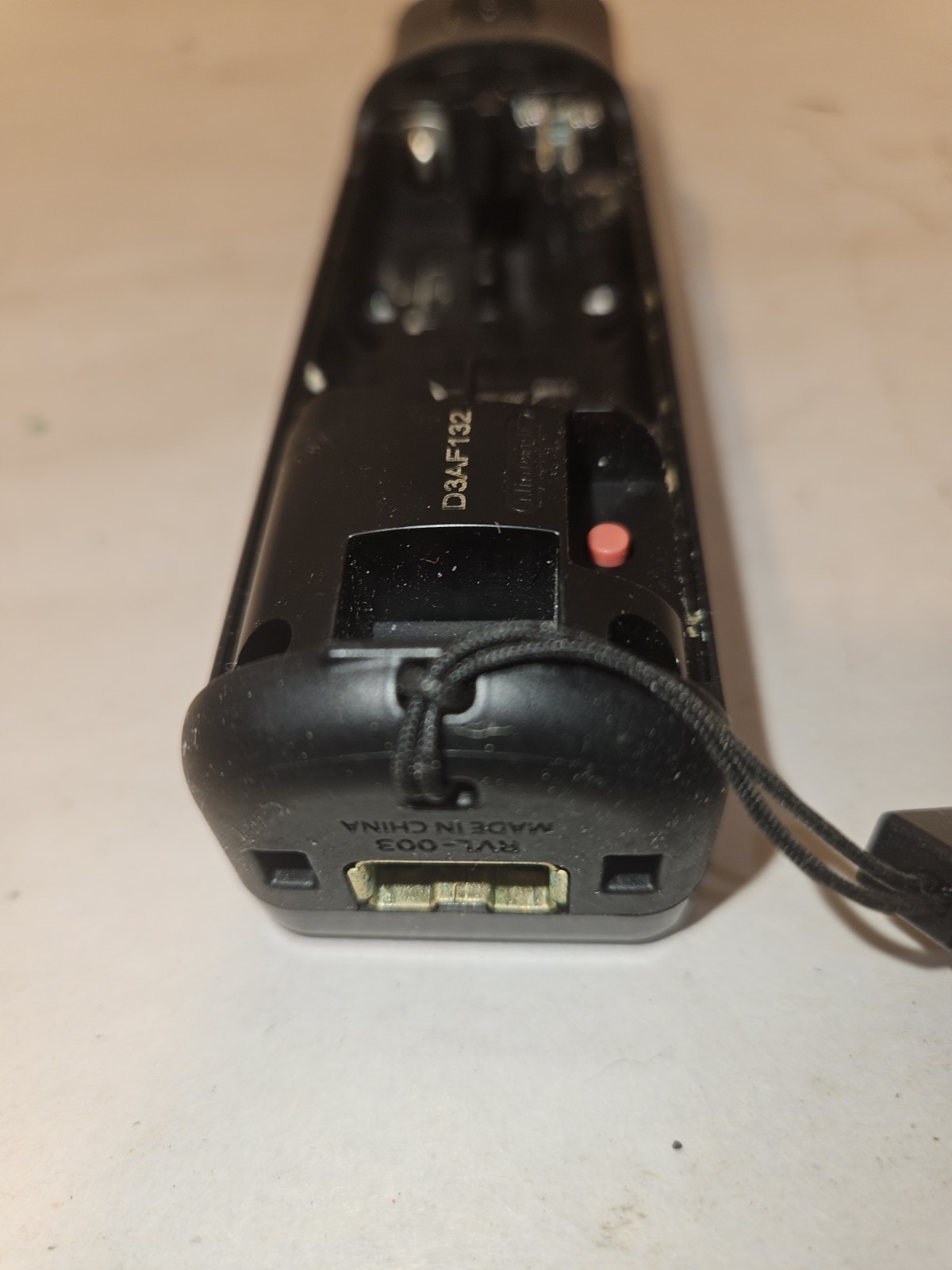 Wii Controller Black Untested RVL-003/parts