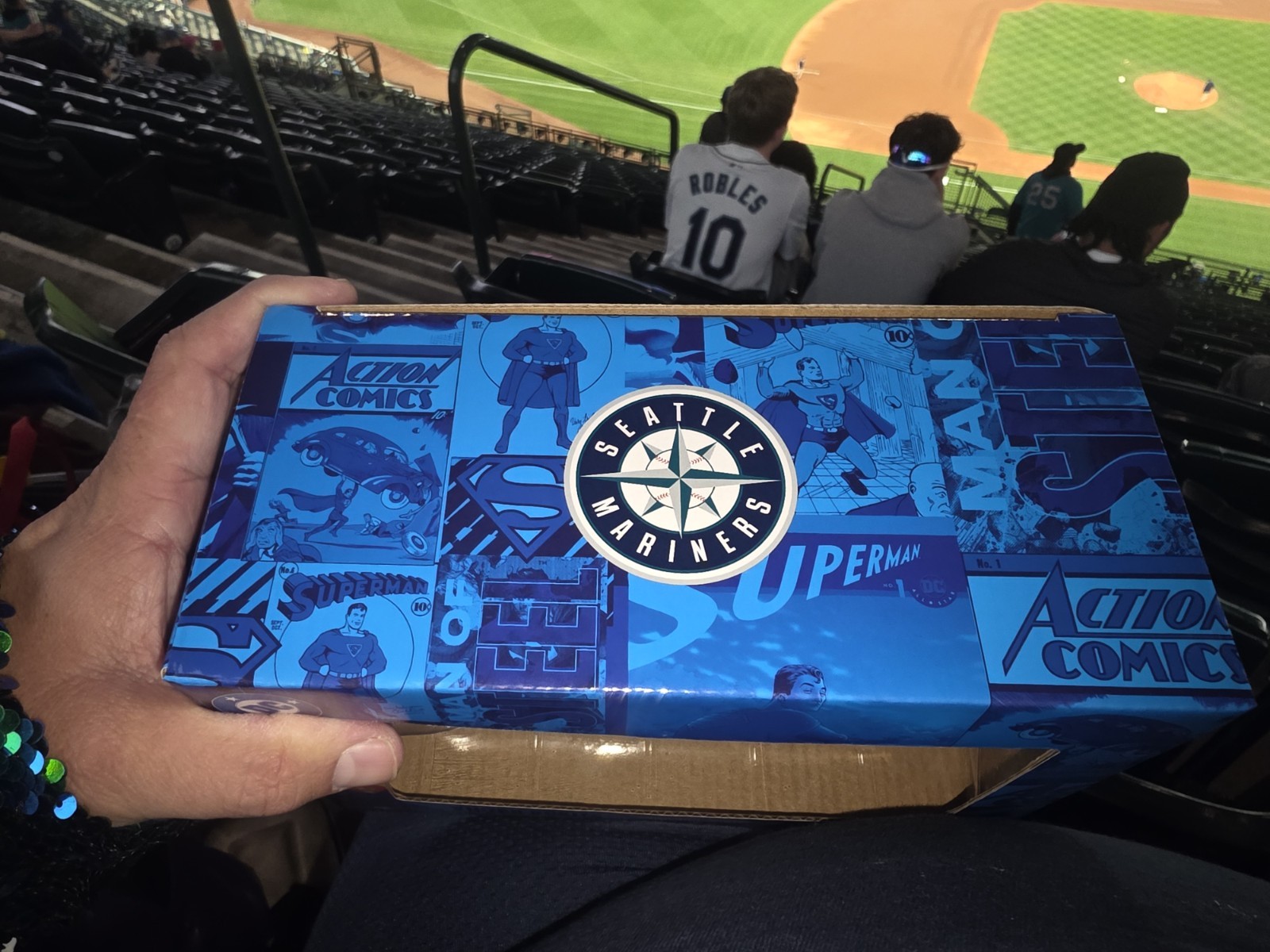 Victor Robles DC Comics Superman Bobblehead Seattle Mariners 4/21 SGA PreSaleNew