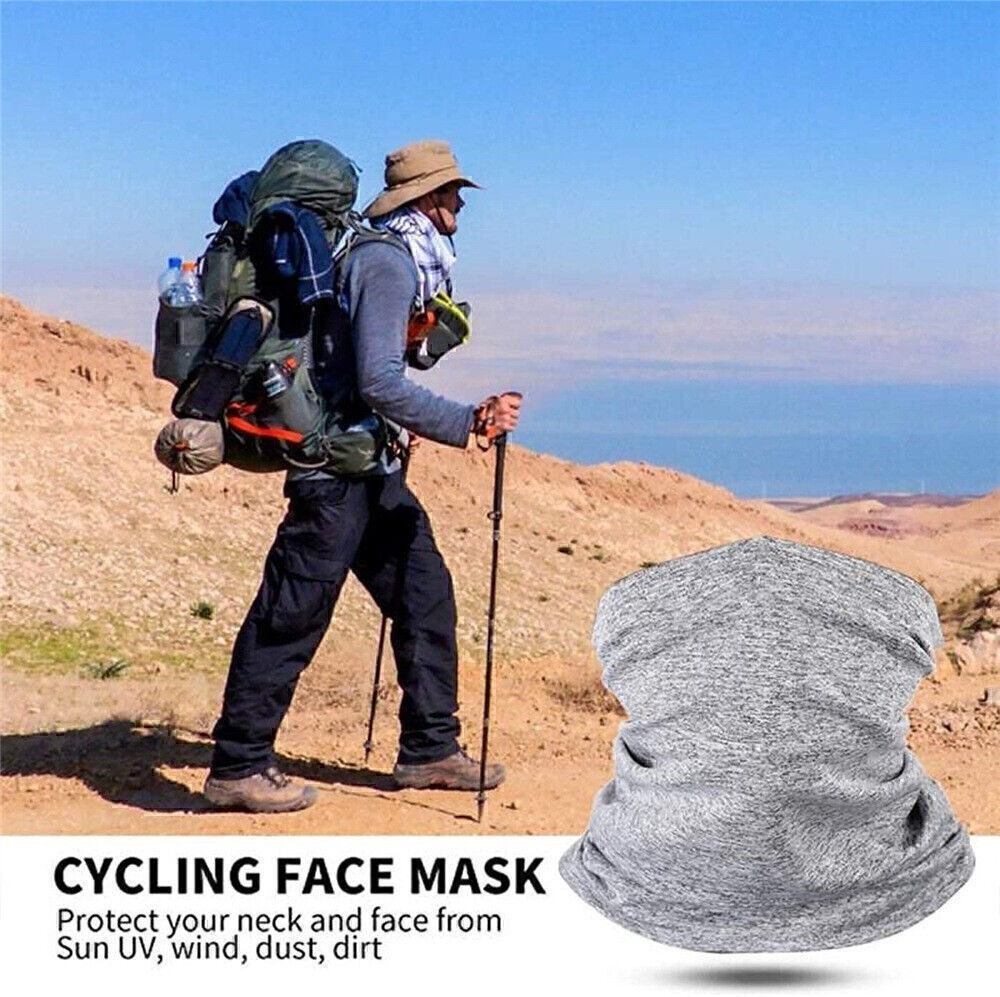 Breathable Bib Sunscreen Neck Gaiter Flters Cover Scarf Outdoor Riding Unisex