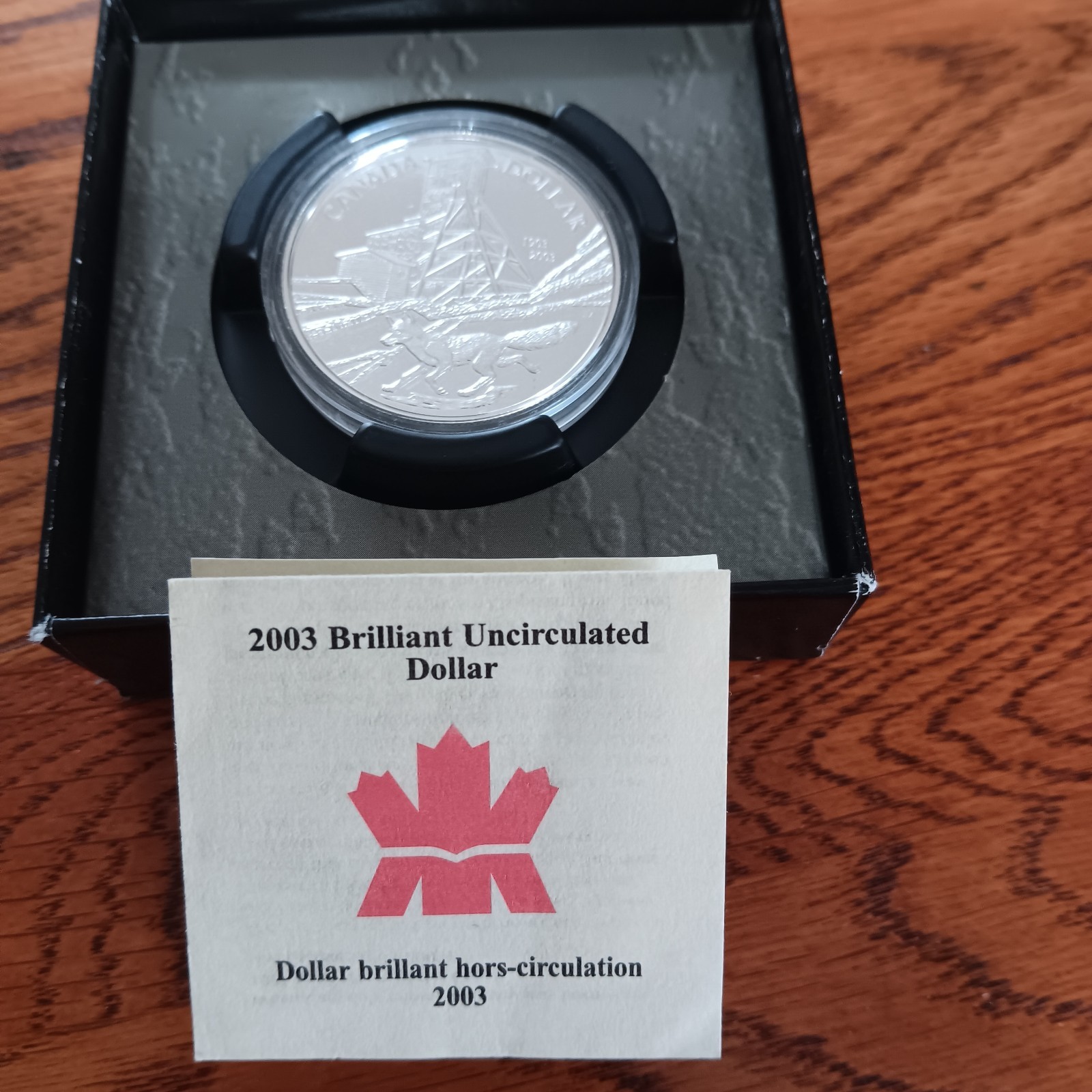 2003 Canada Legendary Fox .9999 B U Silver Dollar Coin #19