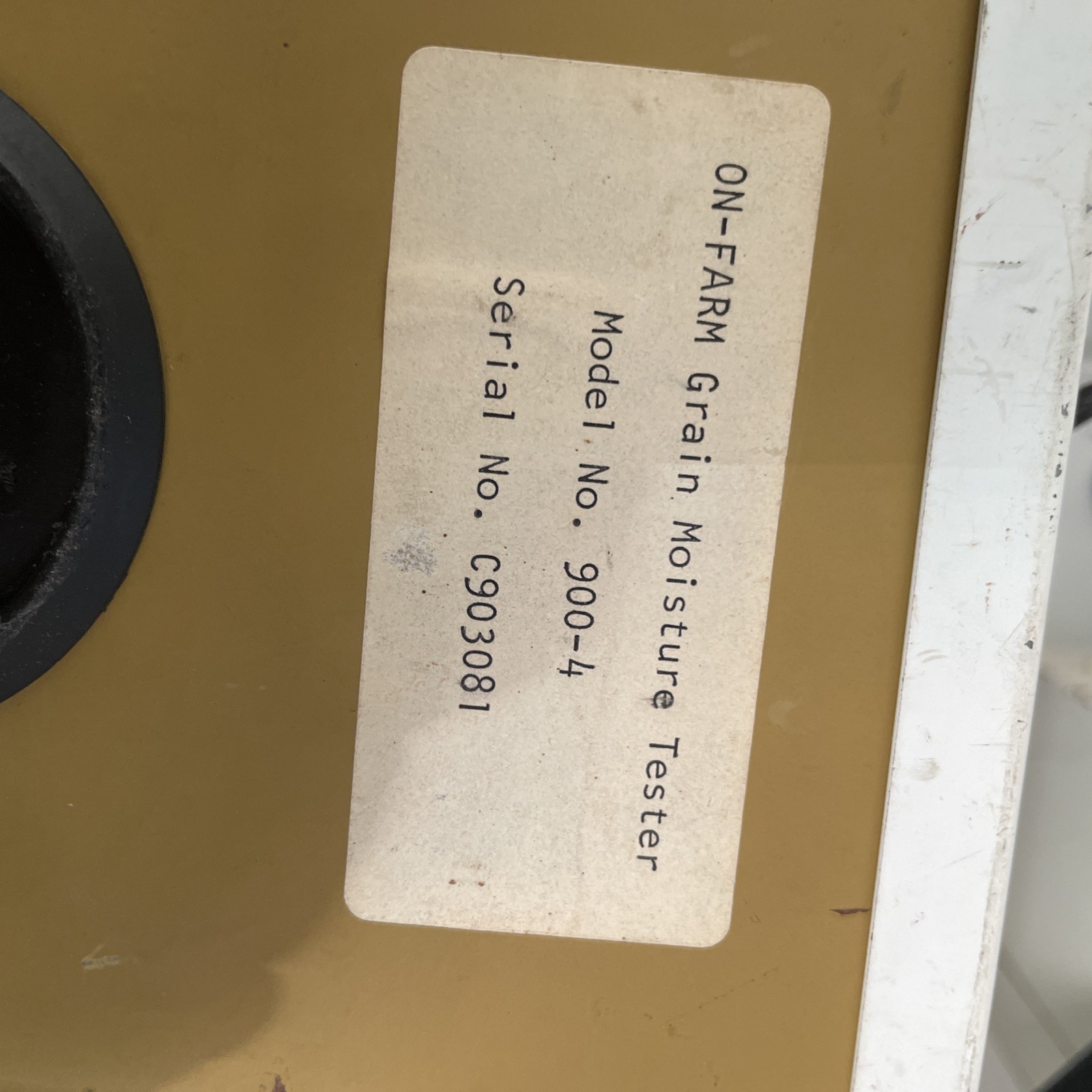 ON-FARM~Model 900 Tester~Untested Estate Buy~Powers On
