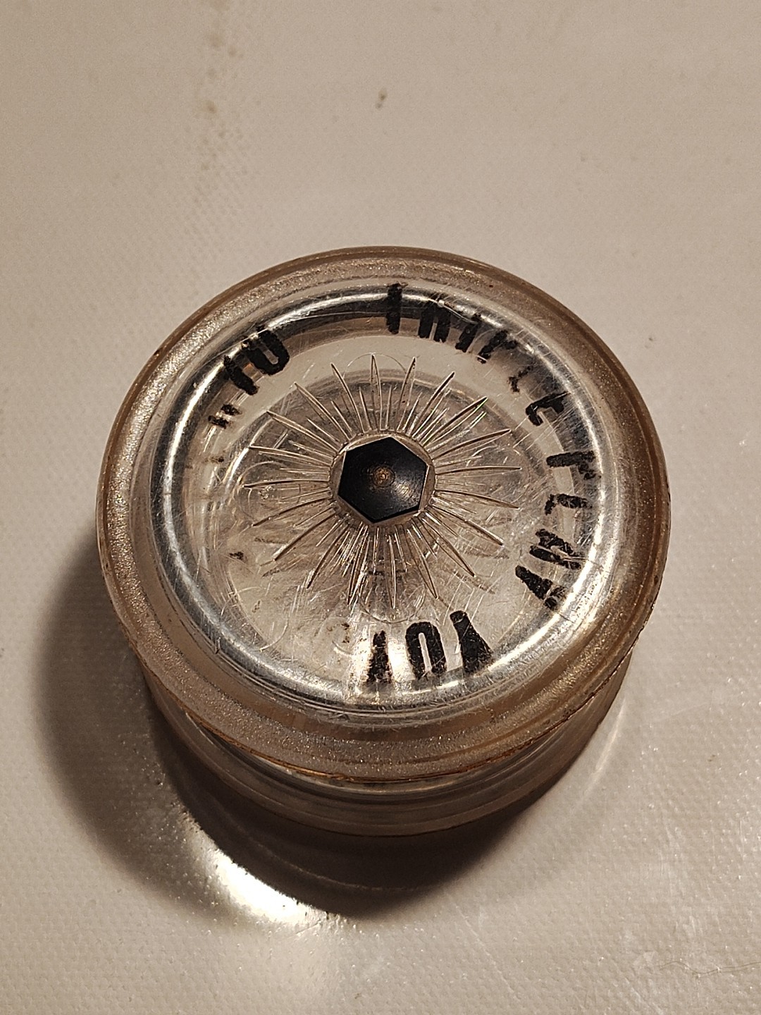 Vintage Super Yo Yo Yo Clear Triple Play used No String