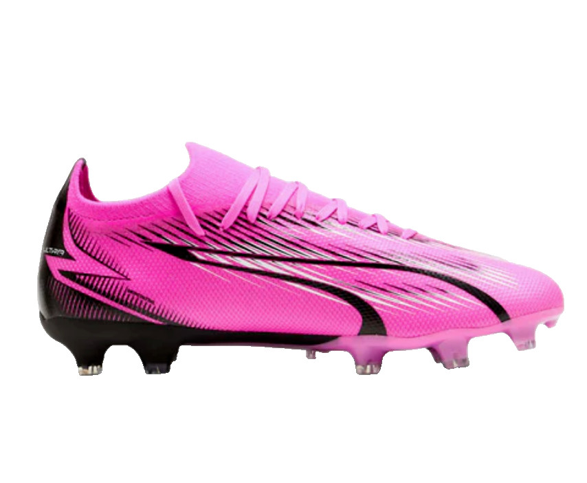PUMA Ultra Match FG/AG Men's Soccer Cleats Football Boots | Pink | 9.5