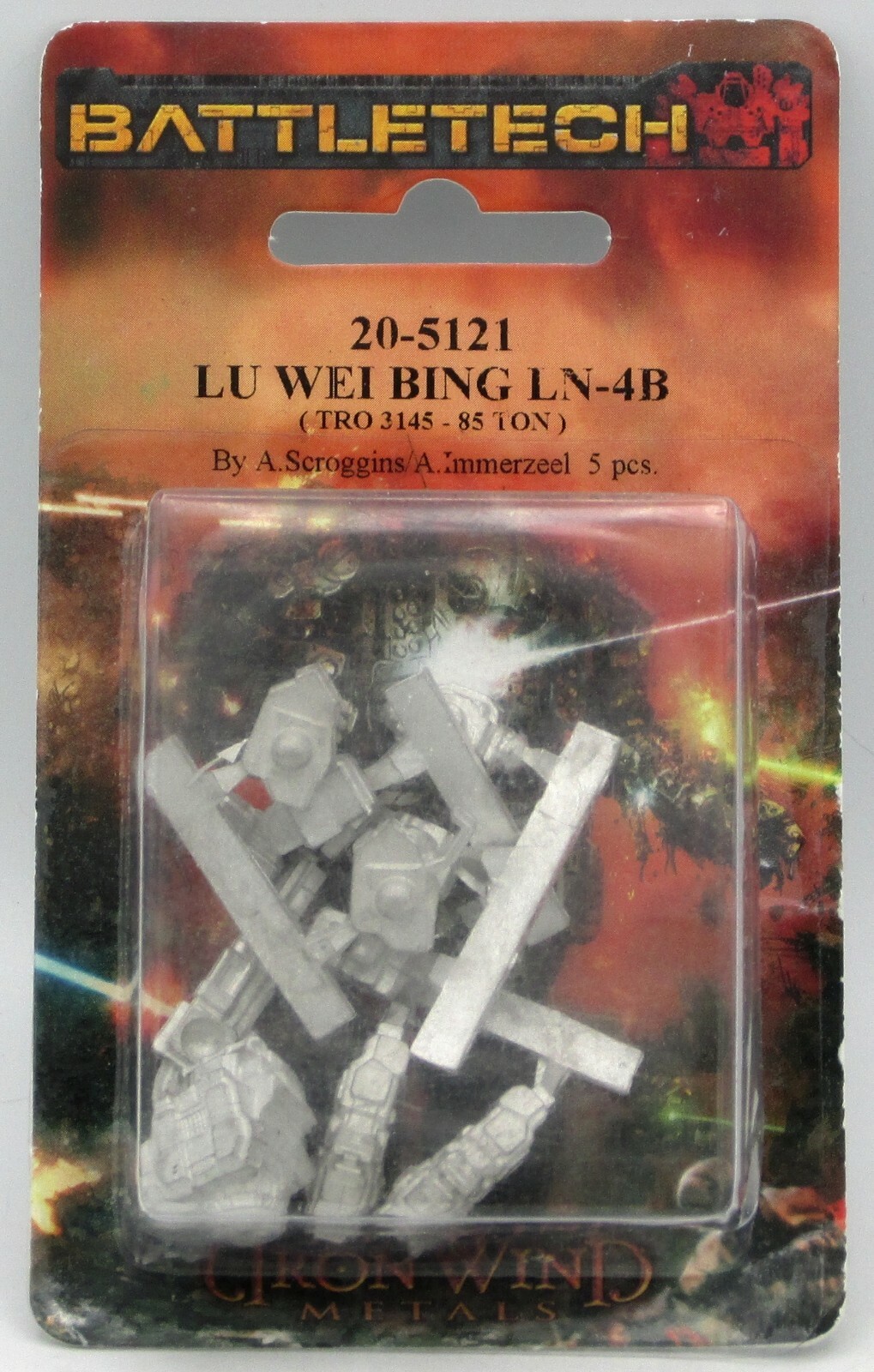 Battletech 20-5121 Lu Wei Bing LN-4B (TRO 3145) Capellan Assault Mech Miniature
