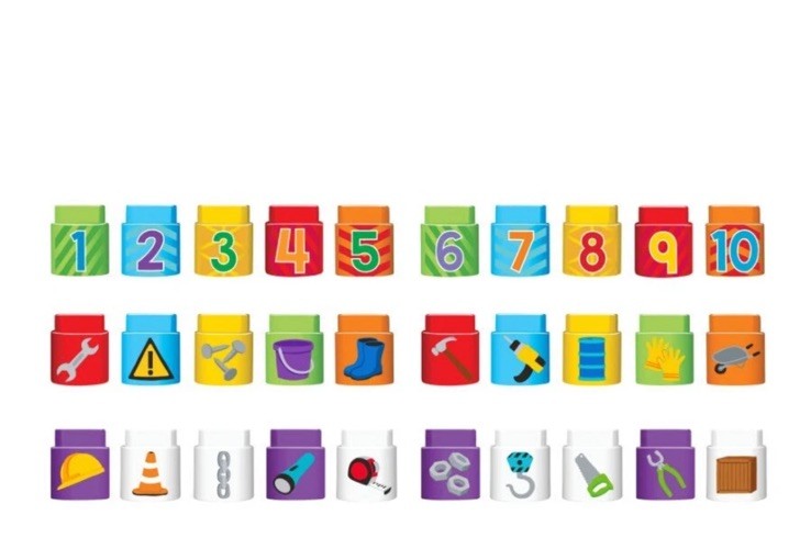 LeapFrog LeapBuilders 123 FIX-IT TRUCK 100+ Phrases Sounds Blocks & Cubes *NEW*
