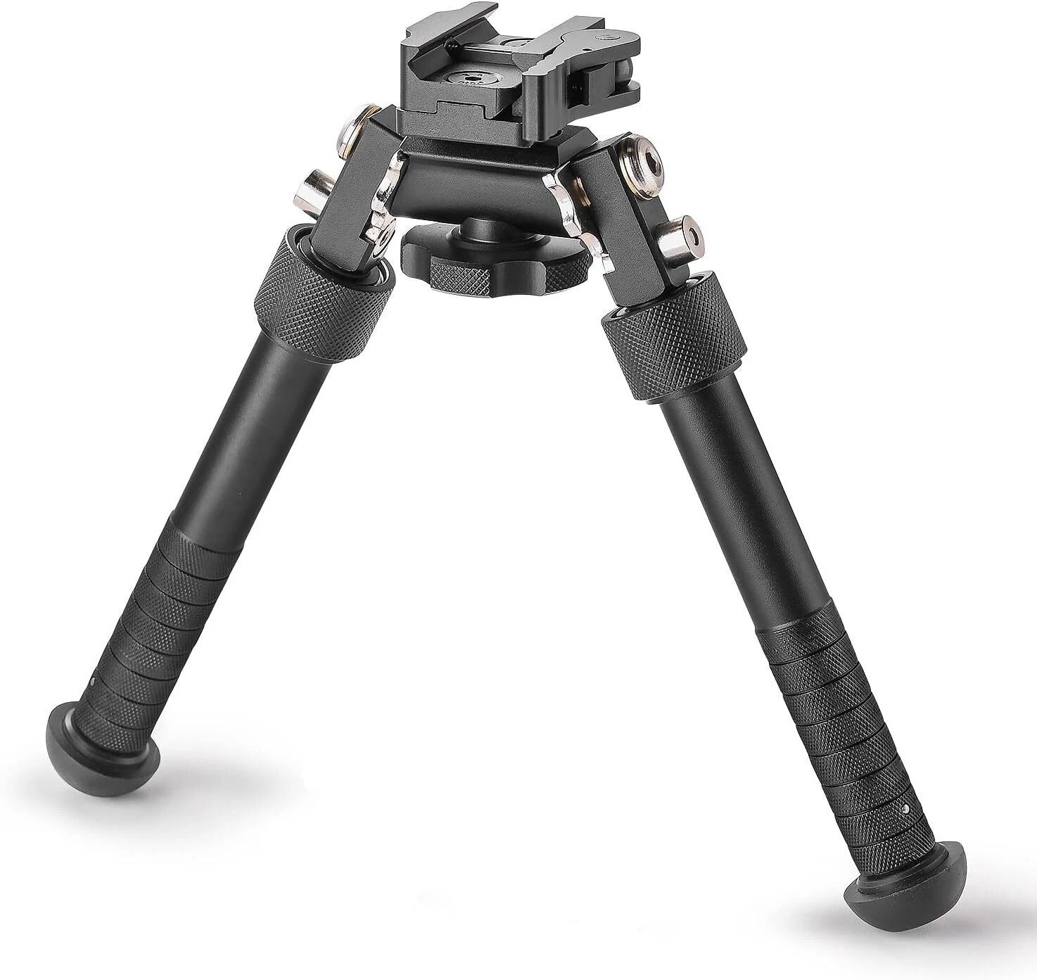 7-9'' Adjustable V8 Rifle Bipod 20mm Picatinny Rail Mount 360 Swivel QD Shooting