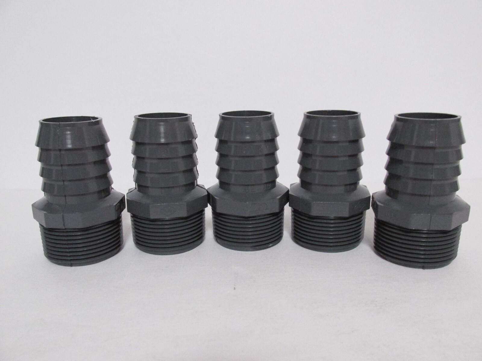 Dura Plastic Products Male Adapter 1-1/4 1436-012 Hose Barb (5 pack)
