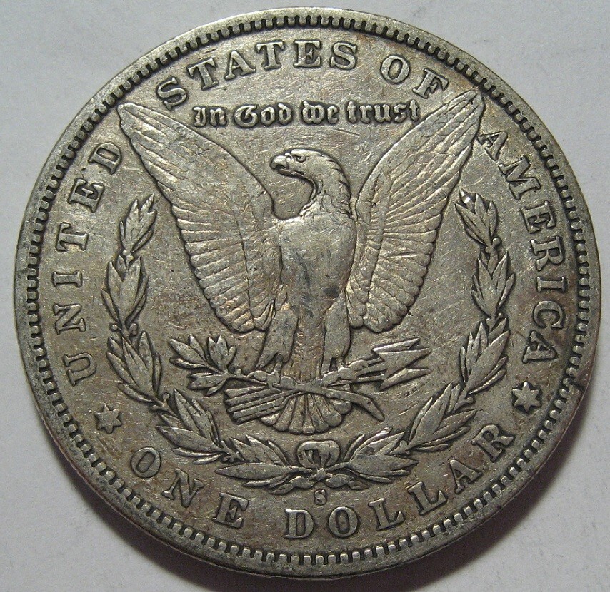 = 1896-S VF+ MORGAN Dollar, Super EYE Appeal, FREE Shipping