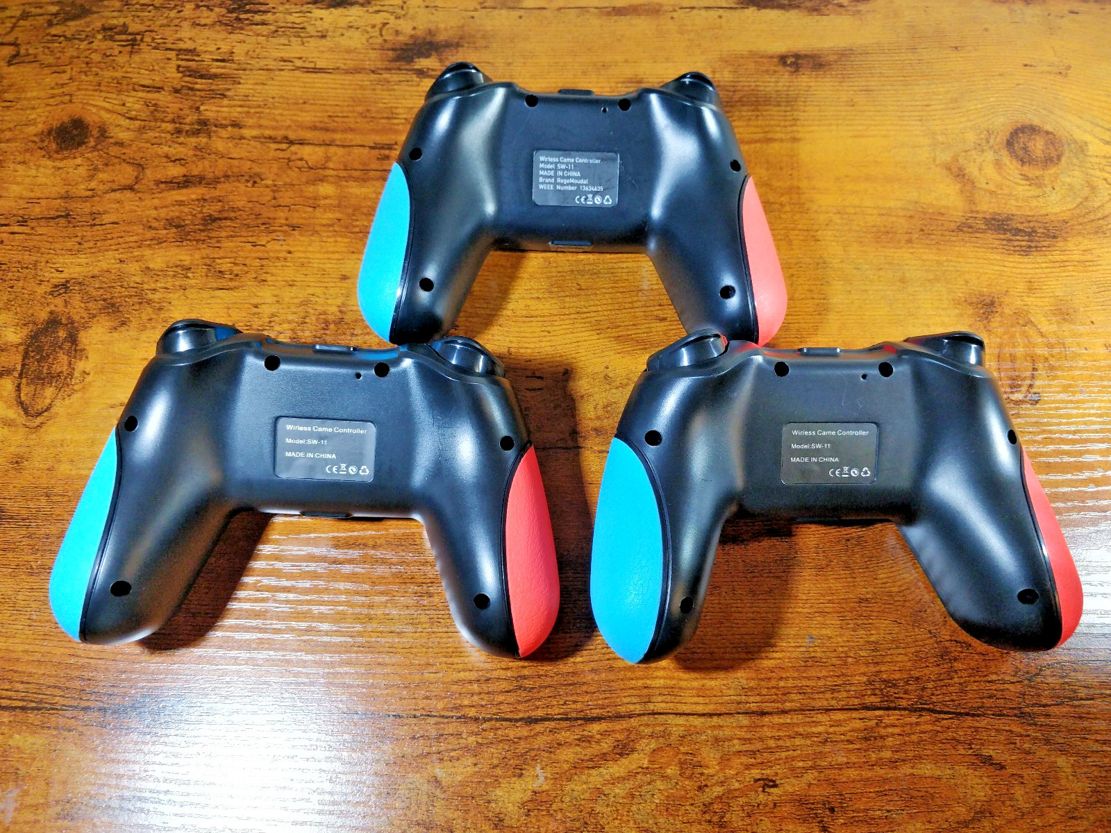 Lot of 3 PC/Switch Wireless Controllers (Stick-Drift Free) Tested Working