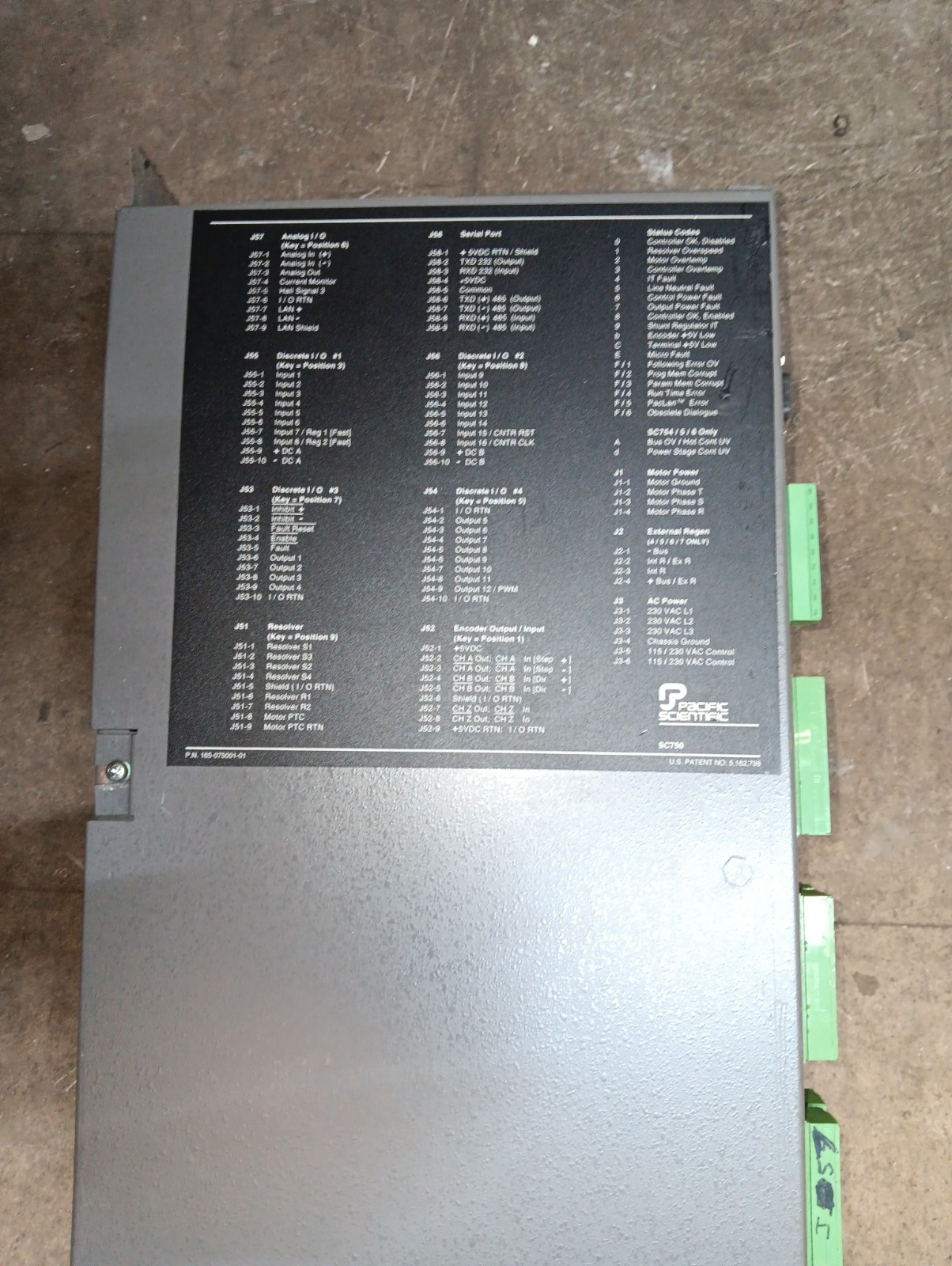 Pacific Scientific  Sc750
