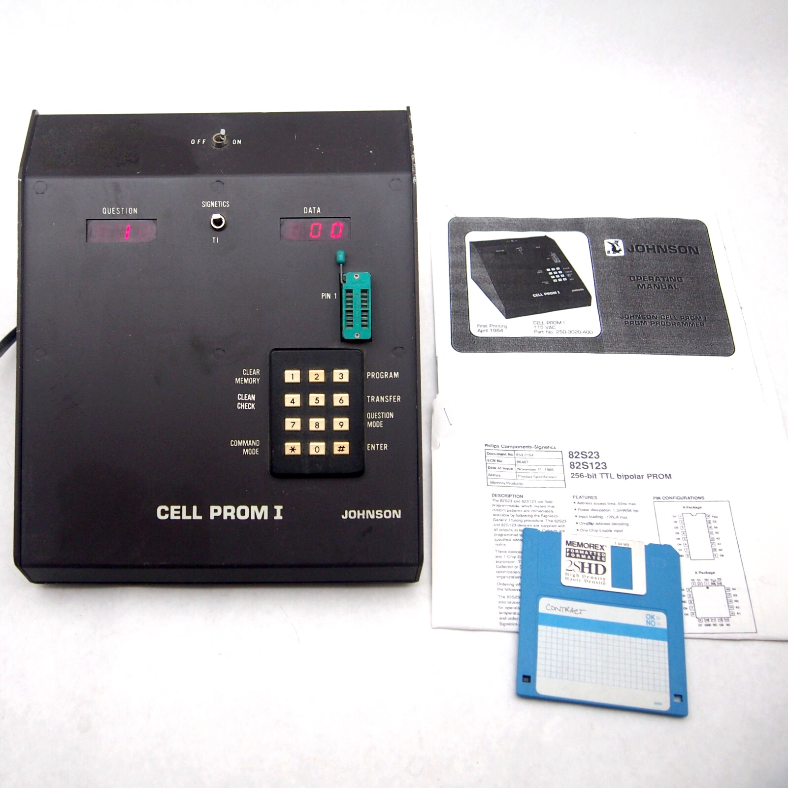 Johnson Cell Prom I programmer for 16 pin 1154 NAM Chips with manual Untested