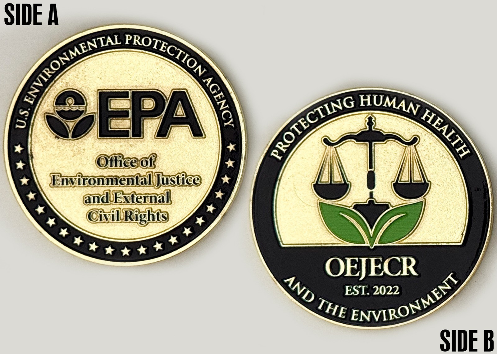 EPA OEJECR Environmental Justice Challenge Coin 2#15