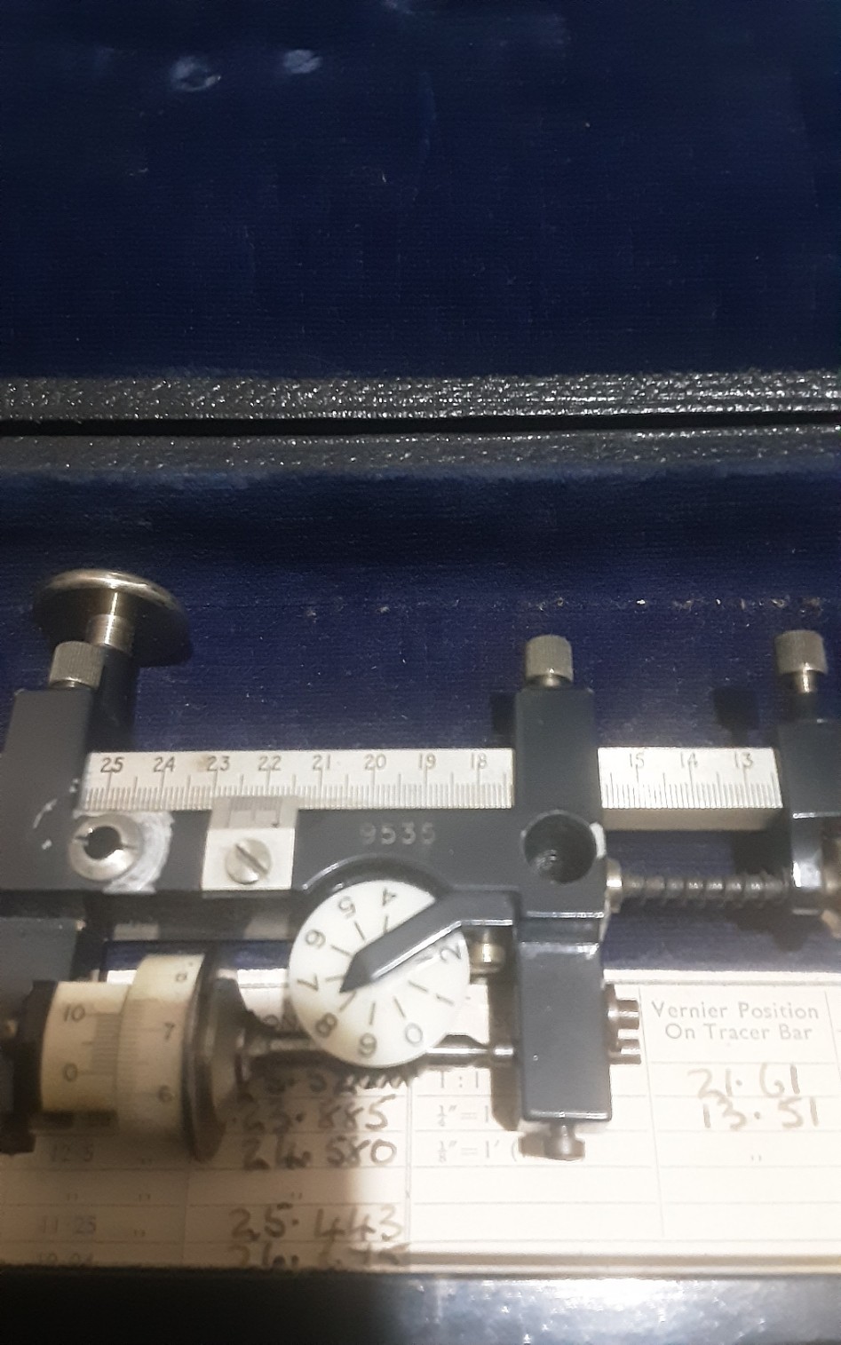 Allbrit Vintage 1950s Planimeter Instrument with Case Area Measurement Tool