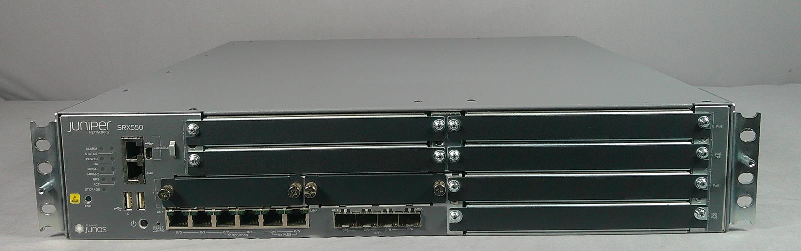 JUNIPER SRX550 Services Gateway Firewall Router ***Used Very Good***