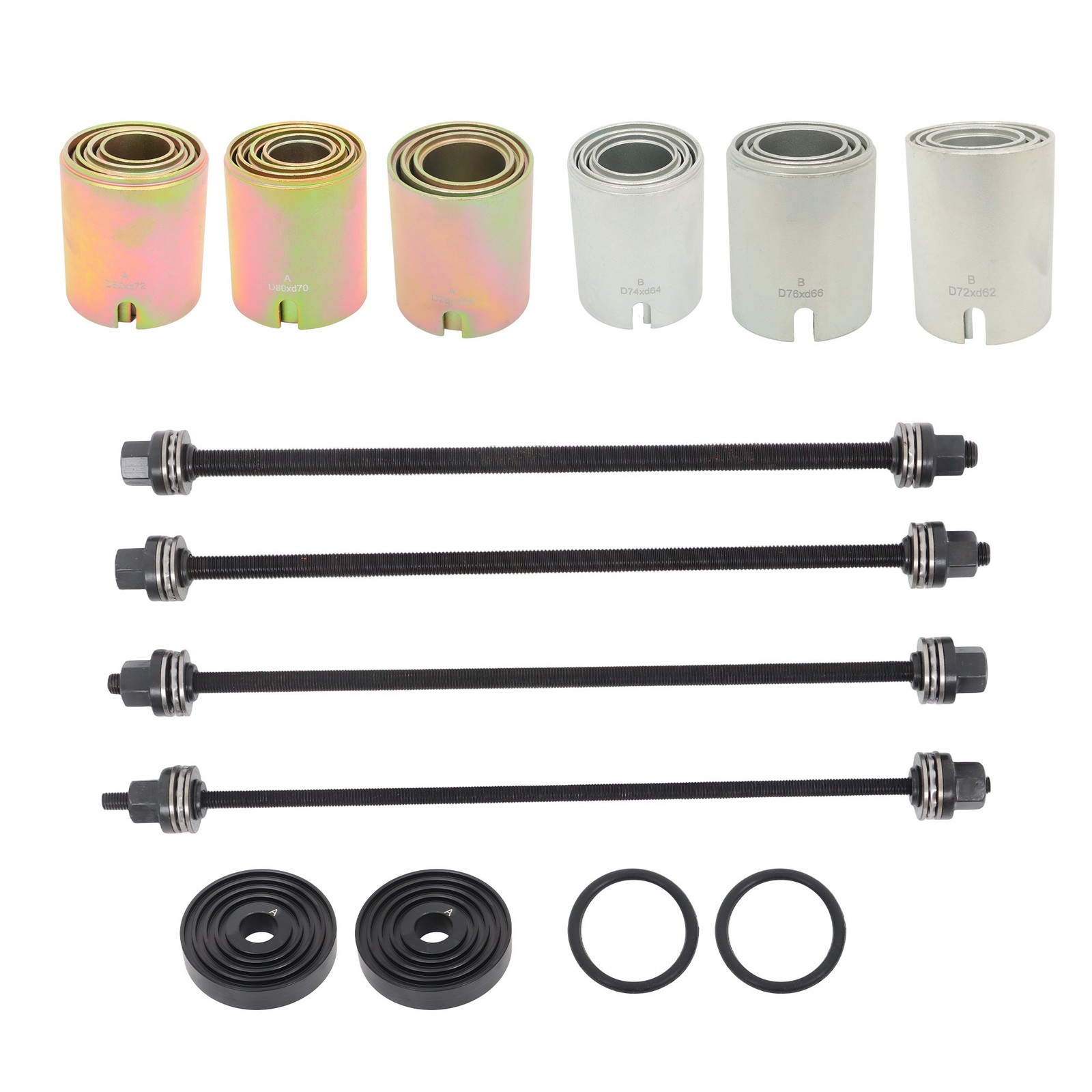 26PC Press Pull Sleeve Kit Bush Bearing Removal Insertion Tool Kit Universal New
