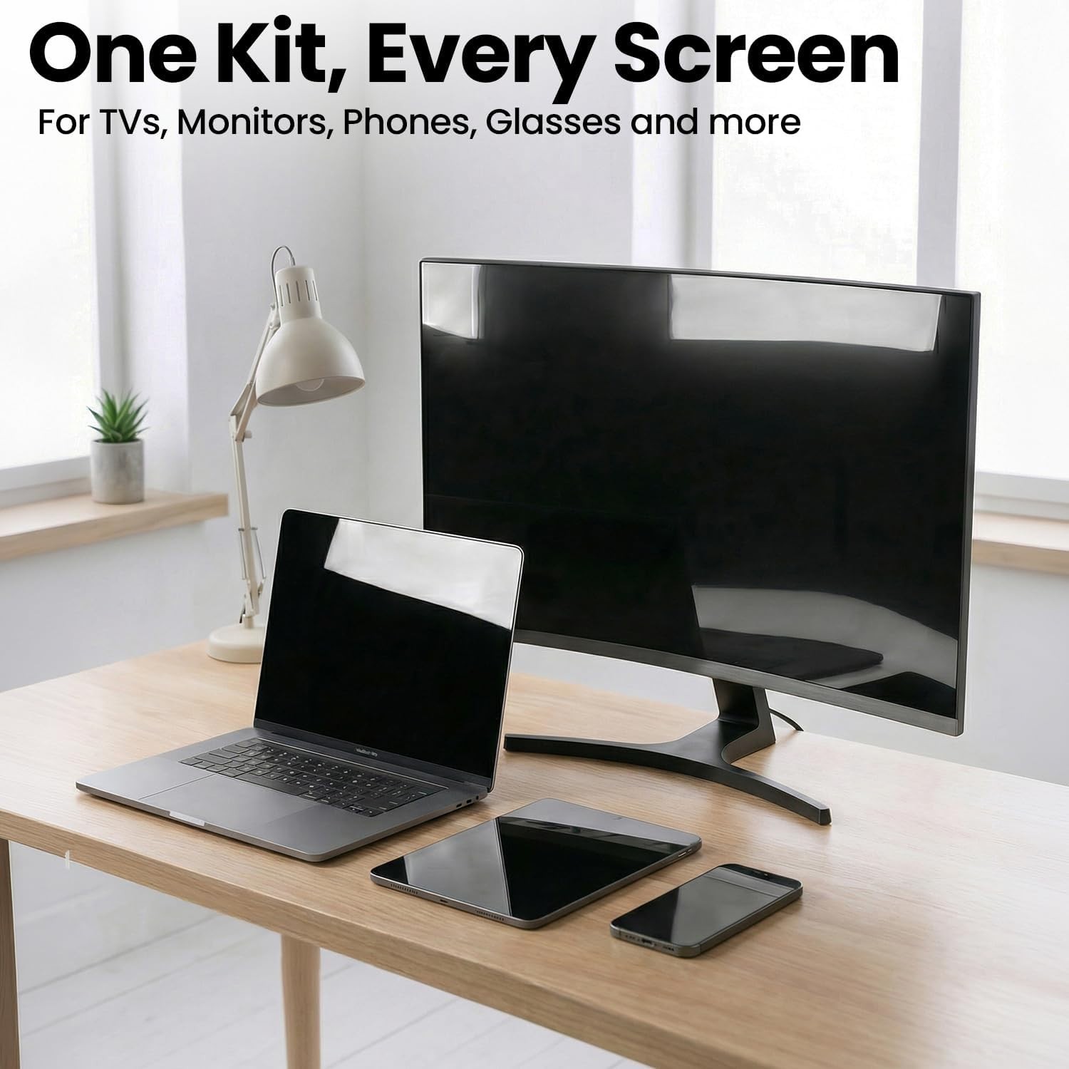Screen Cleaner Spray - TV Screen Cleaner Spray and Microfiber Cloth Kit, Compute