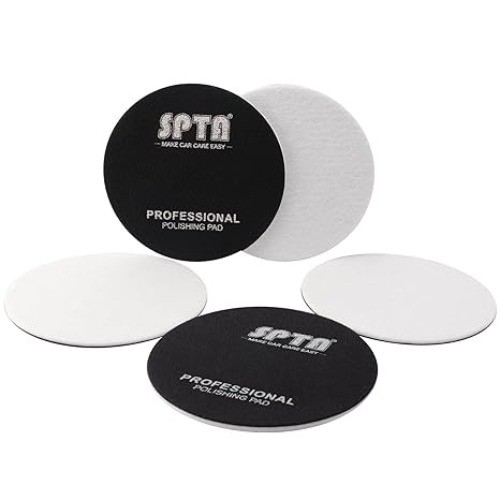 Glass Polishing Pad, 5 Pcs 5''(125mm) Car Glass Polishing  Size: 5 Inch(125mm)
