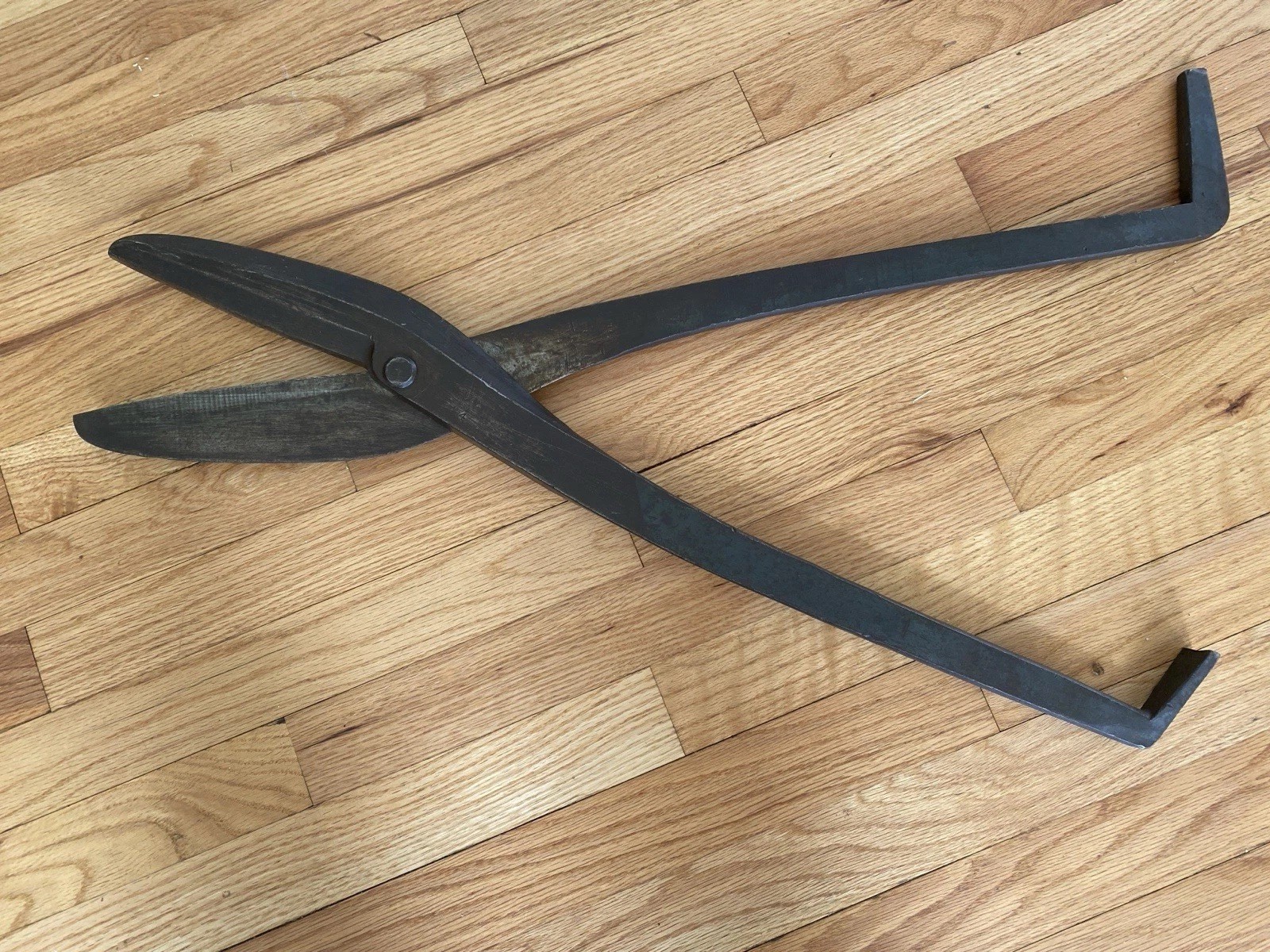 VINTAGE PECK STOW & WILCOX 29 INCH TINSMITH BENCH SHEARS - VERY GOOD COND