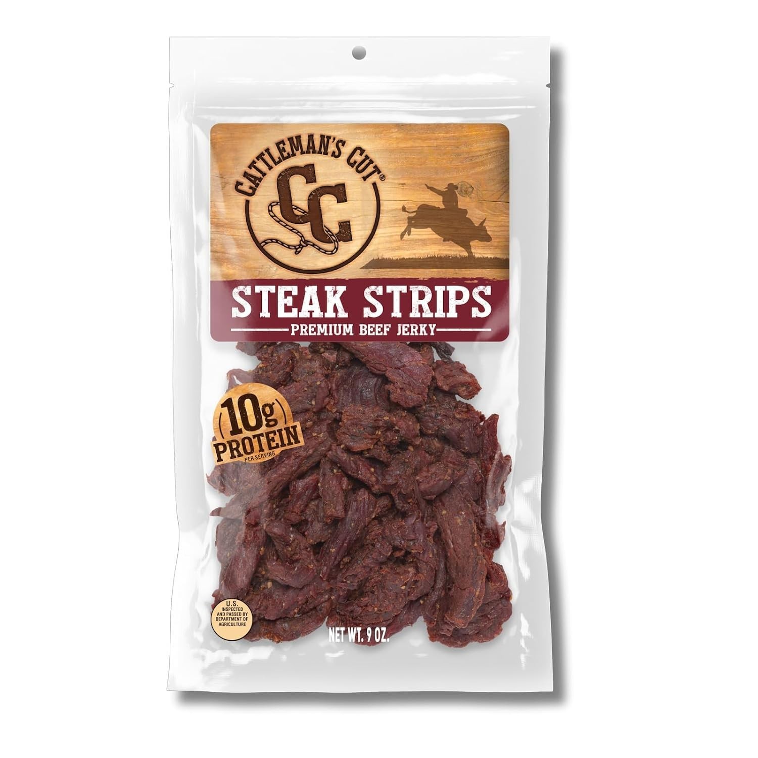 Texas Style Flank Steak Beef Jerky, 9 Ounce
