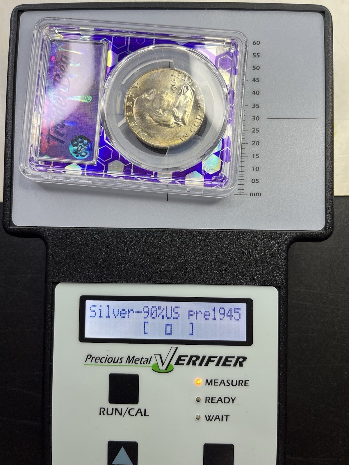 1961 Franklin Half Dollar PCGS MS64 Trader Bea Holder 90% Silver