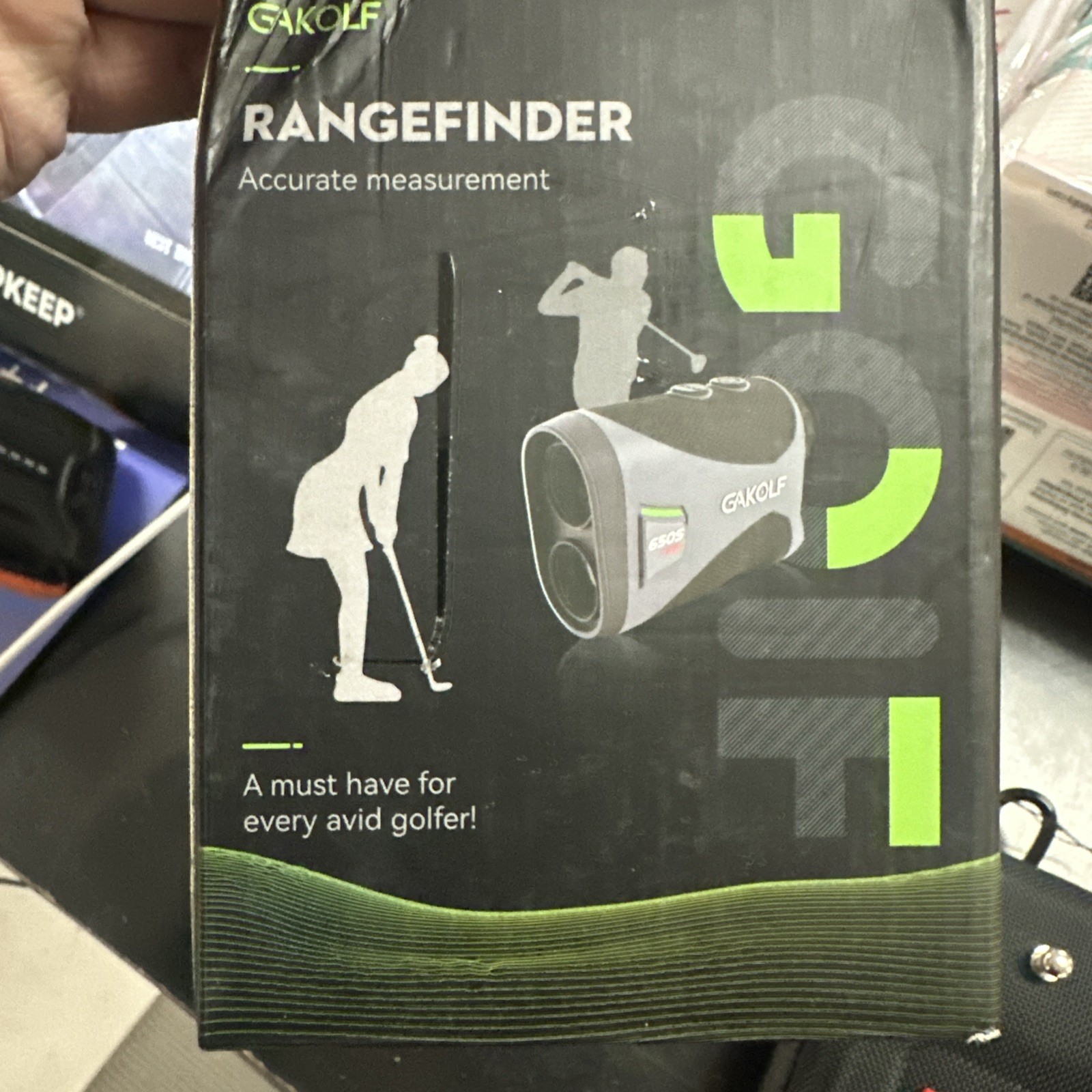 GAKOLF 650S PRO Laser Golf Rangefinder Slope Switch Vibration 650yd Open-box/New