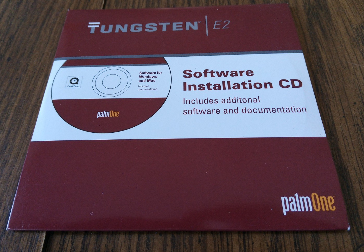 Tungsten E2 Software Installation CD For Windows PC's(2004 PalmOne Inc.)