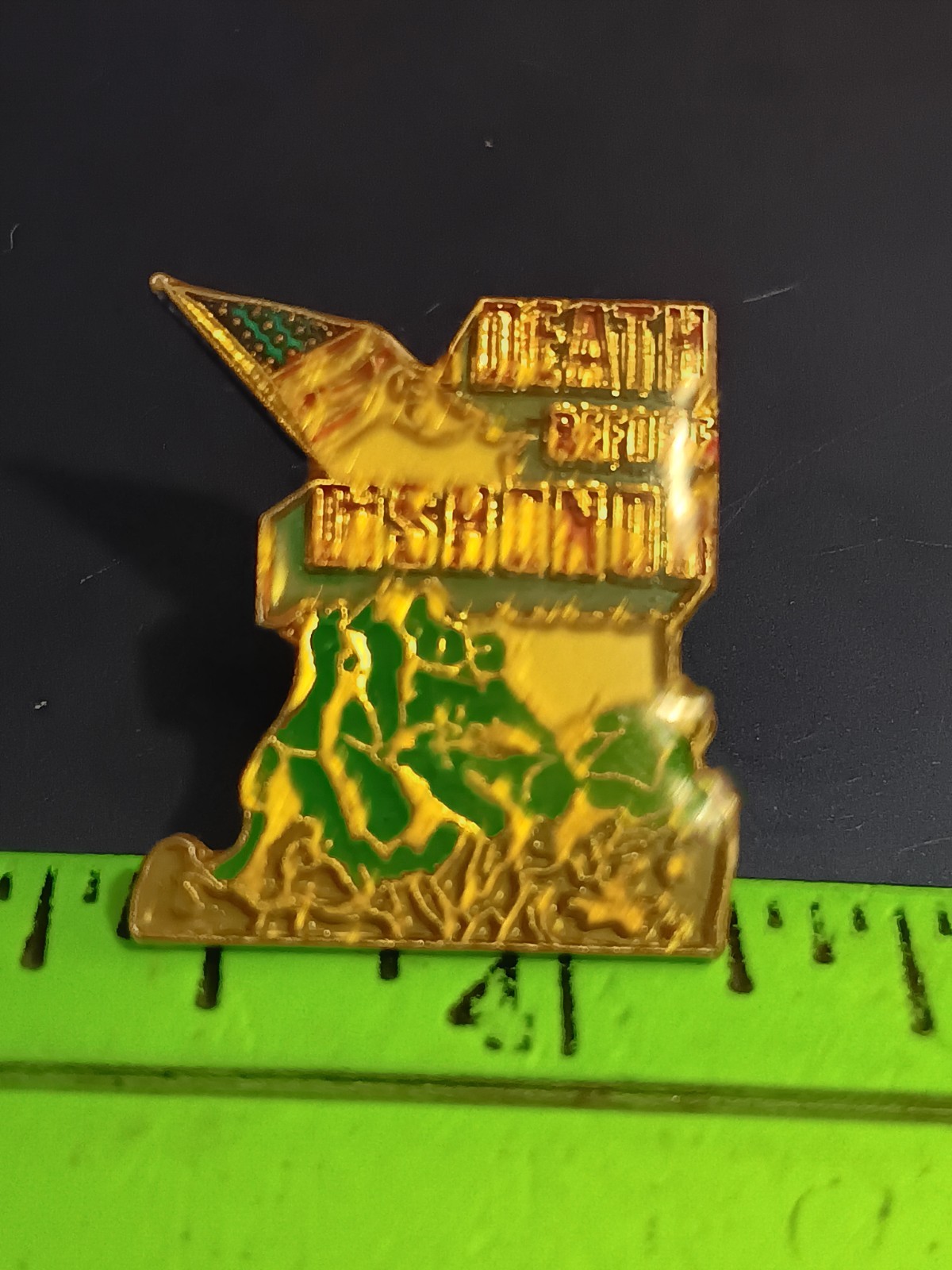 Hat / Lapel Pin- USMC Death Before Dishonor (25-1852)
