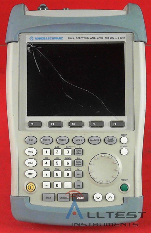 Rohde and Schwarz FSH3 Mobile Spectrum Analyzer 106576