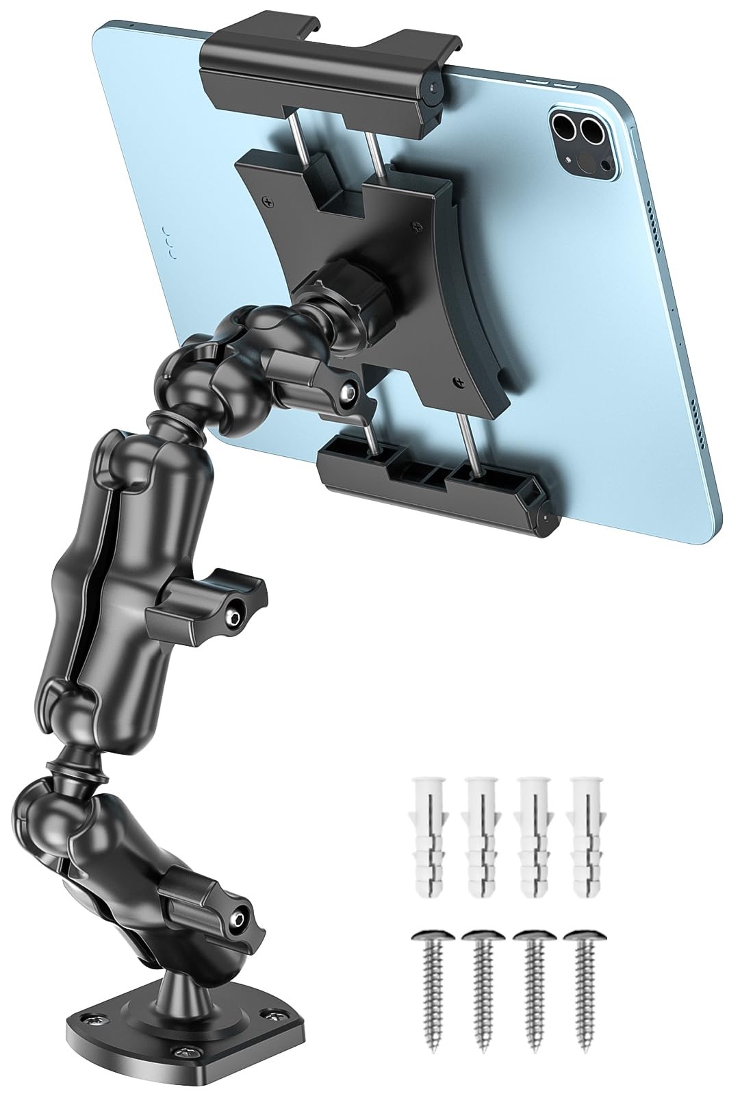 Tablet Mount Drill Base Holder 3 Stage Arm 360 Ball Joint 513 Inch Devices Truc
