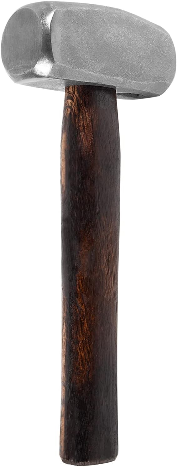 Blacksmith 3LB Handmade Forge Engineer Drilling Hammer Farrier Knife Maker Tool