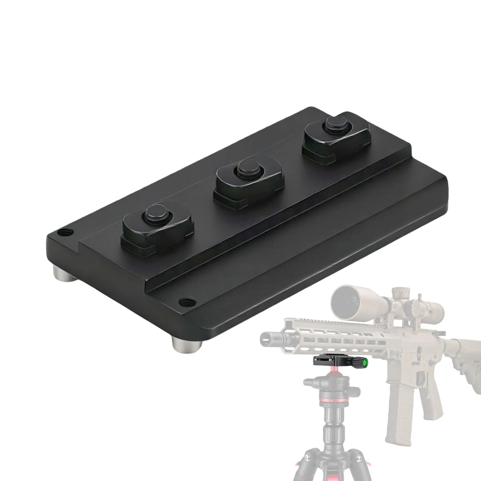 Jingzan Mlok to Arca Swiss Dovetail Adapter Plate, 6cm Length, 1 Pack