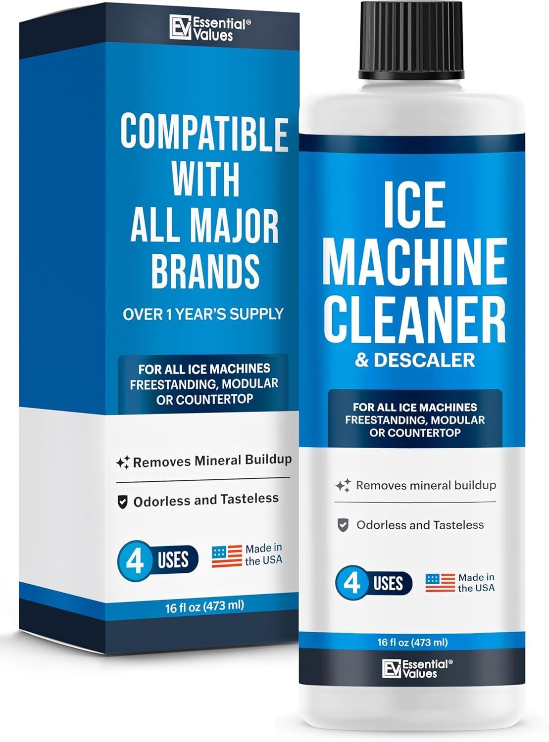 Universal Ice Machine Cleaning Solution: 16 fl oz Descaler for Crisp Ice