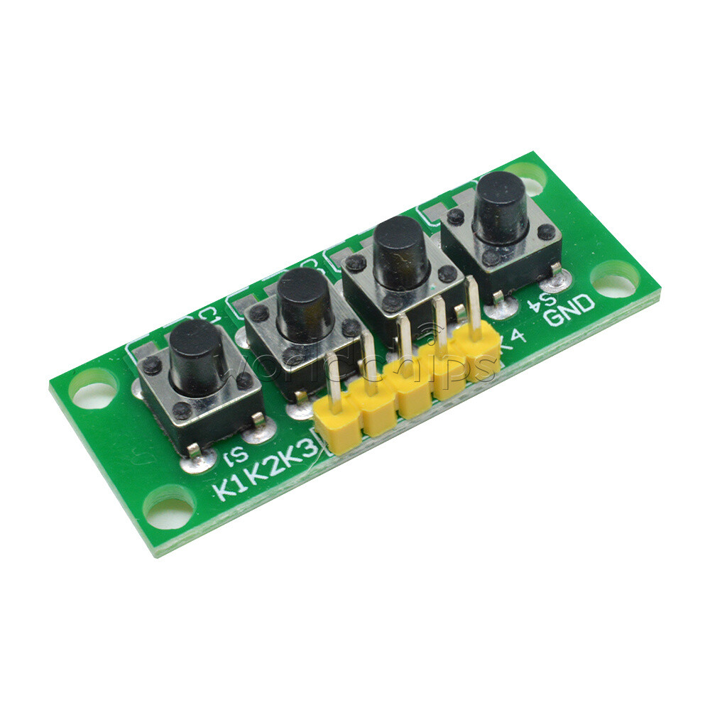2PCS DIY 1x4 4 Keys Button Keypad Keyboard Breadboard Module for Arduino