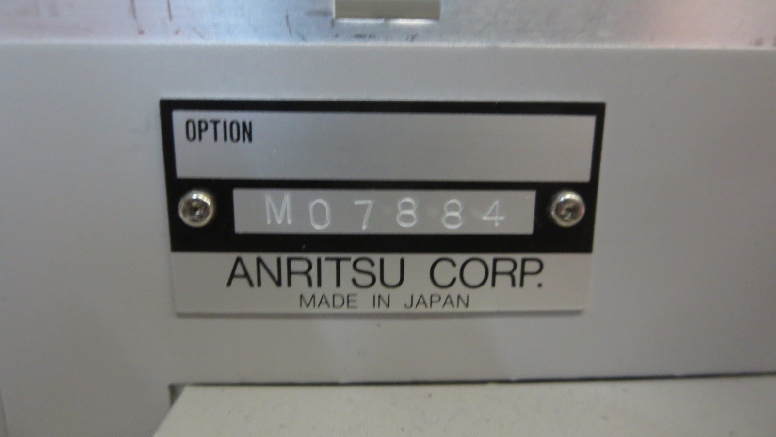 ANRITSU MS9720A WDM NETWORK TESTER 1.45-1.65um